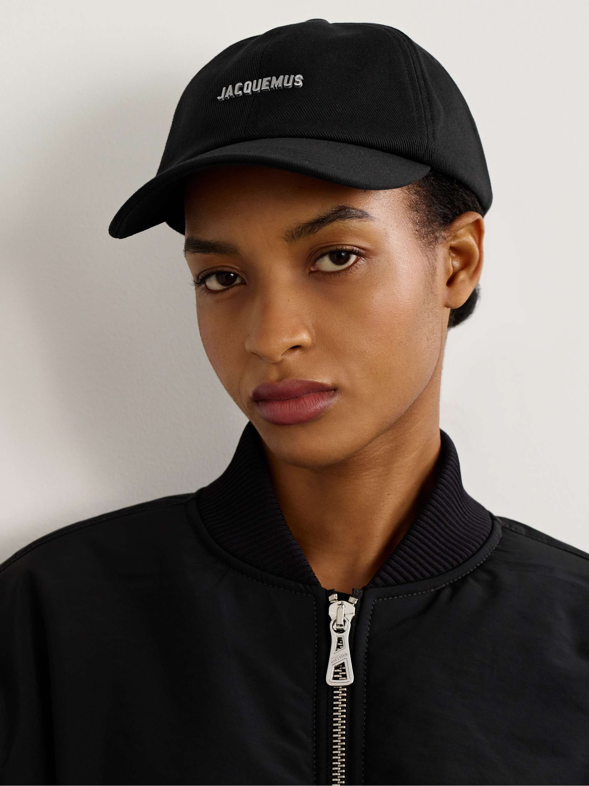 JACQUEMUS Embellished cotton-twill baseball cap | NET-A-PORTER
