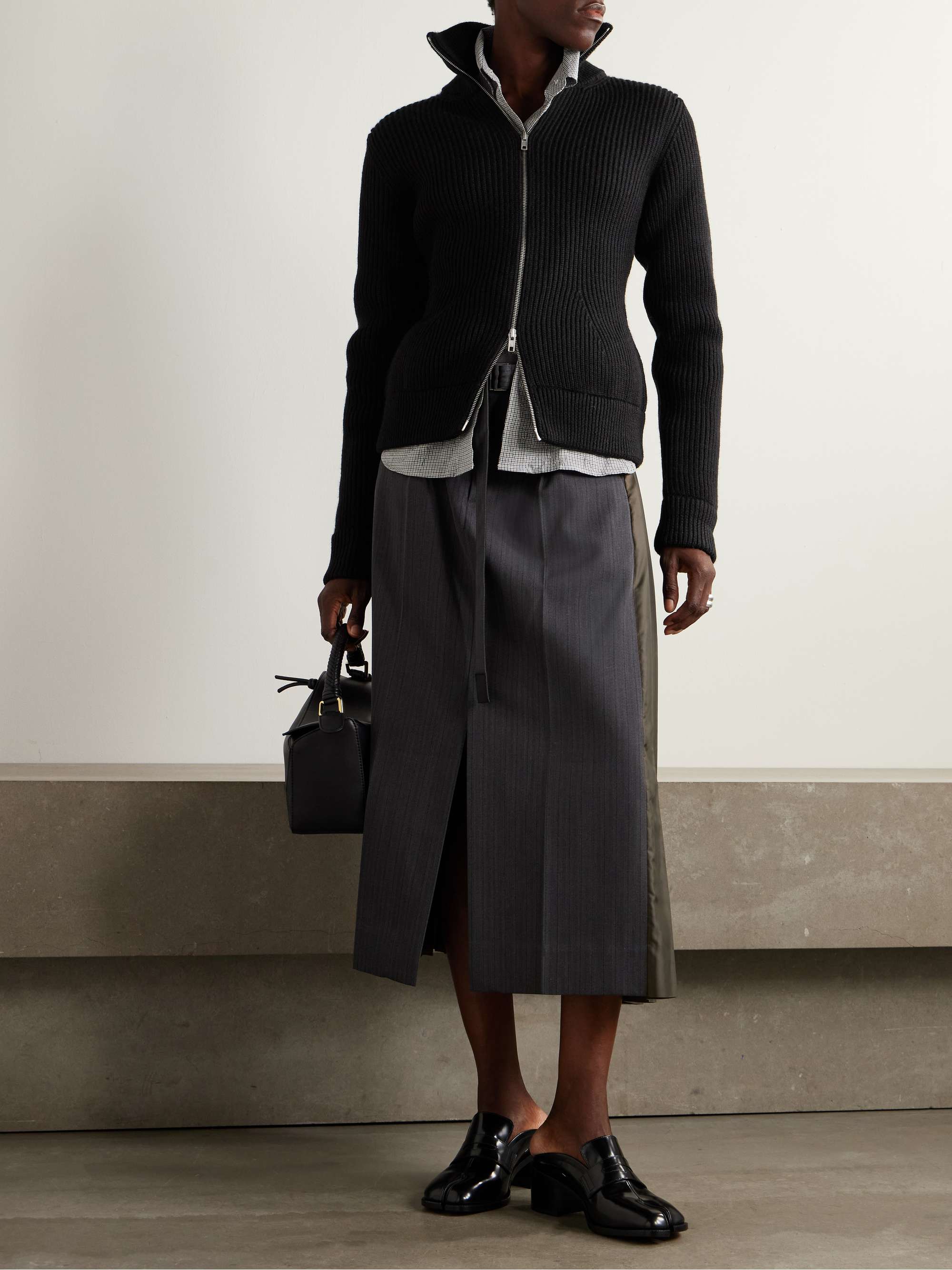 MAISON MARGIELA Ribbed wool cardigan | NET-A-PORTER