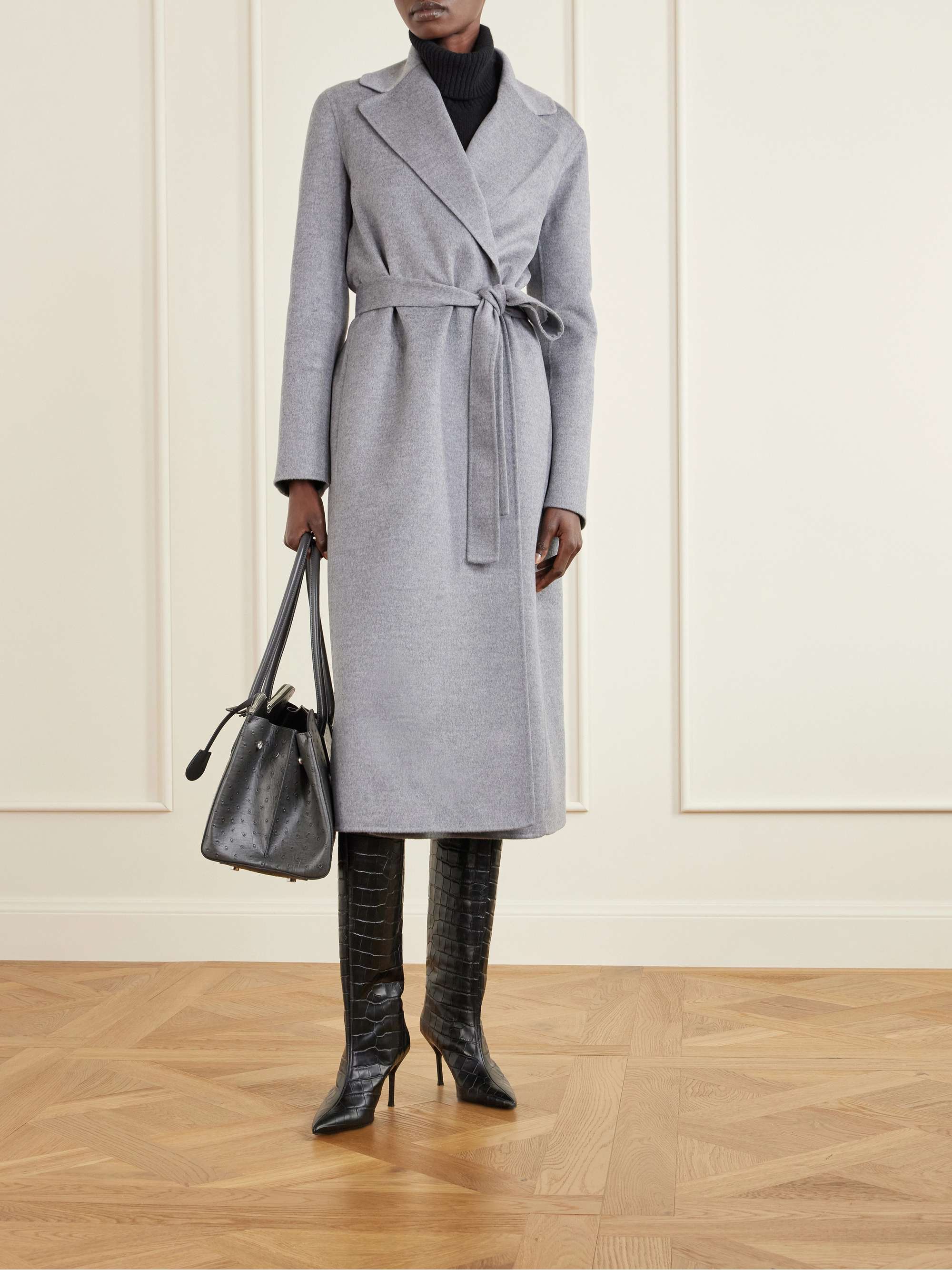 STELLA MCCARTNEY Iconic Stella belted wool coat | NET-A-PORTER