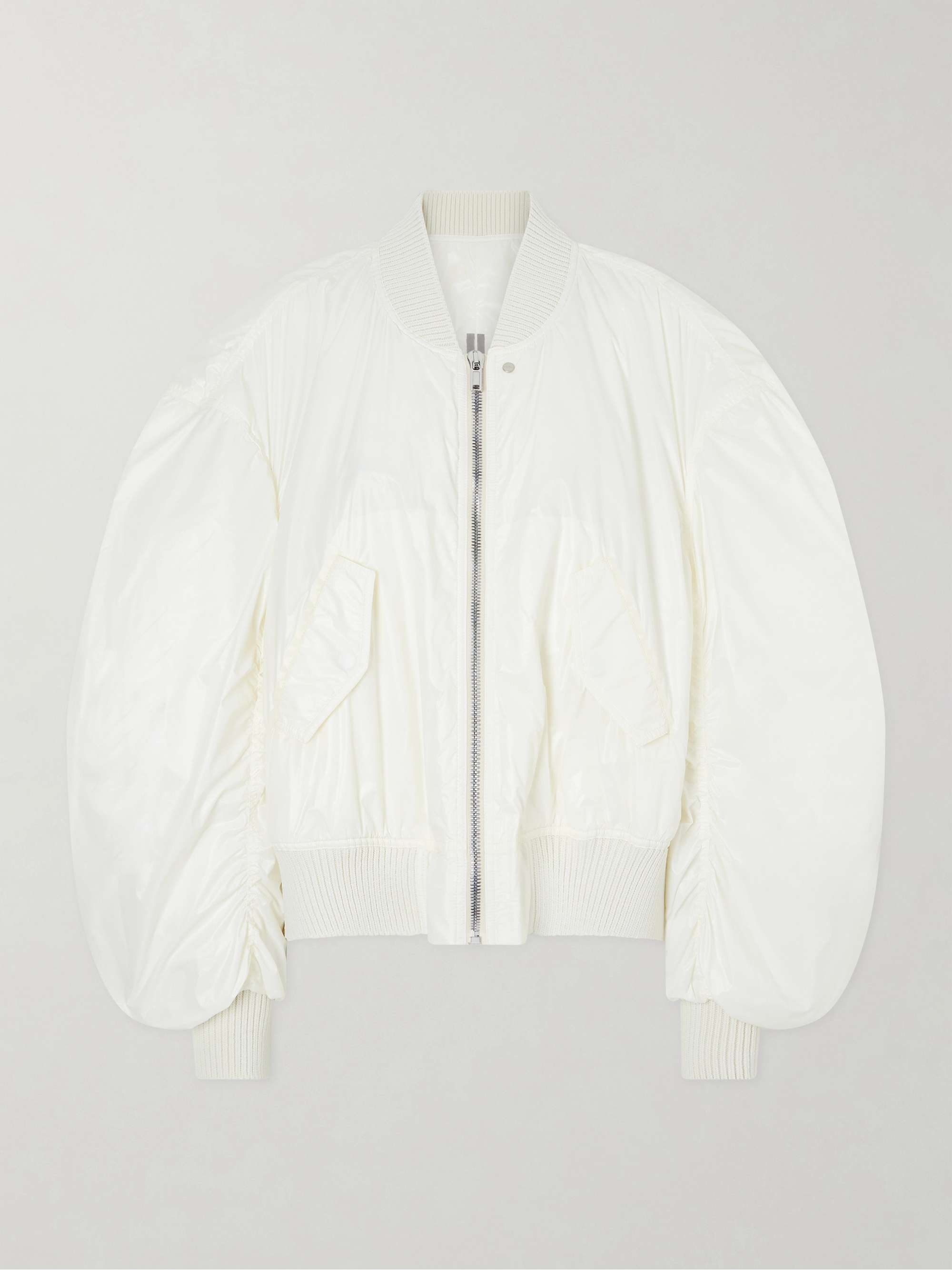 RICK OWENS Shell bomber jacket | NET-A-PORTER