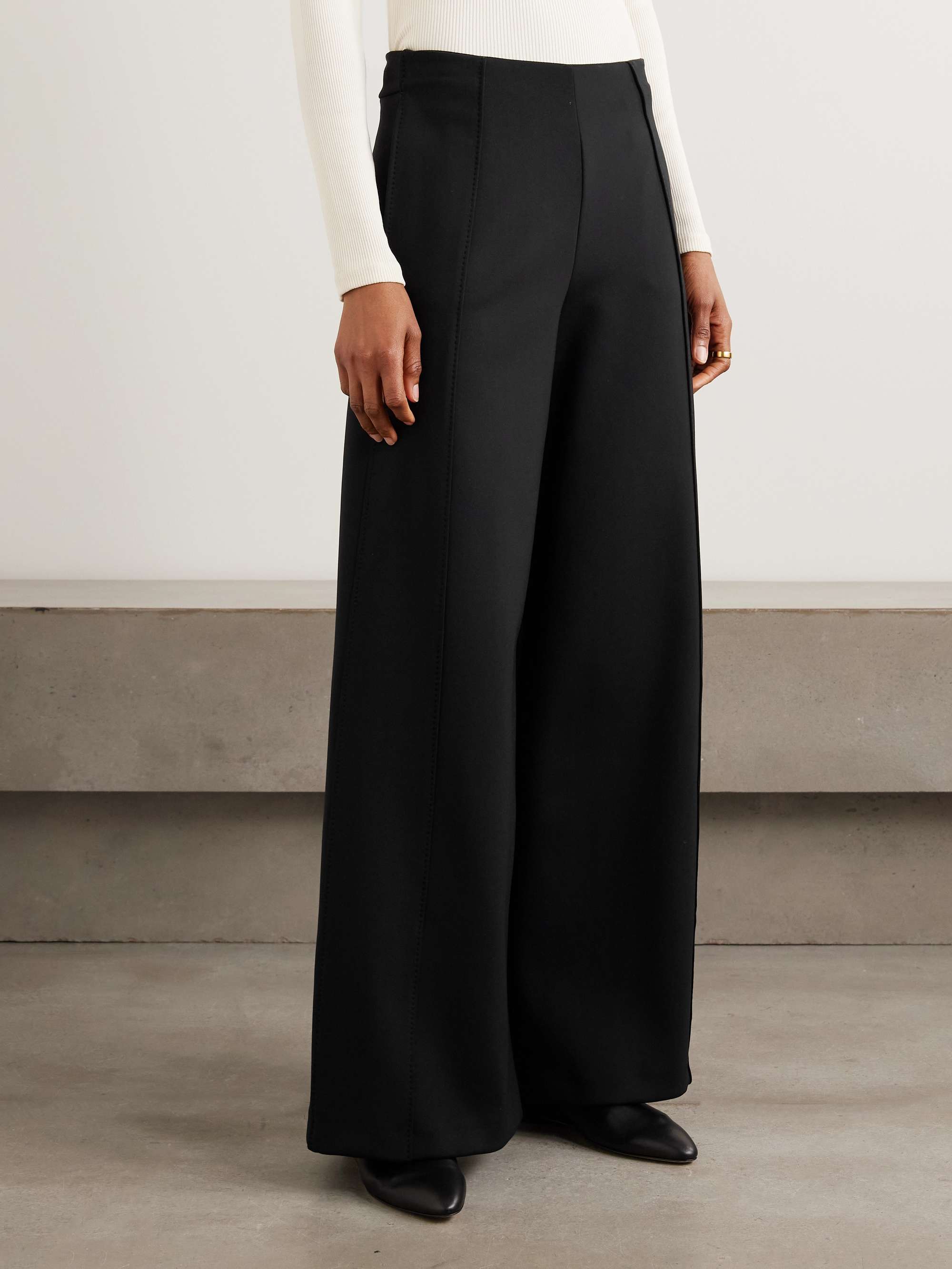 MAX MARA Nigella stretch-jersey wide-leg pants | NET-A-PORTER
