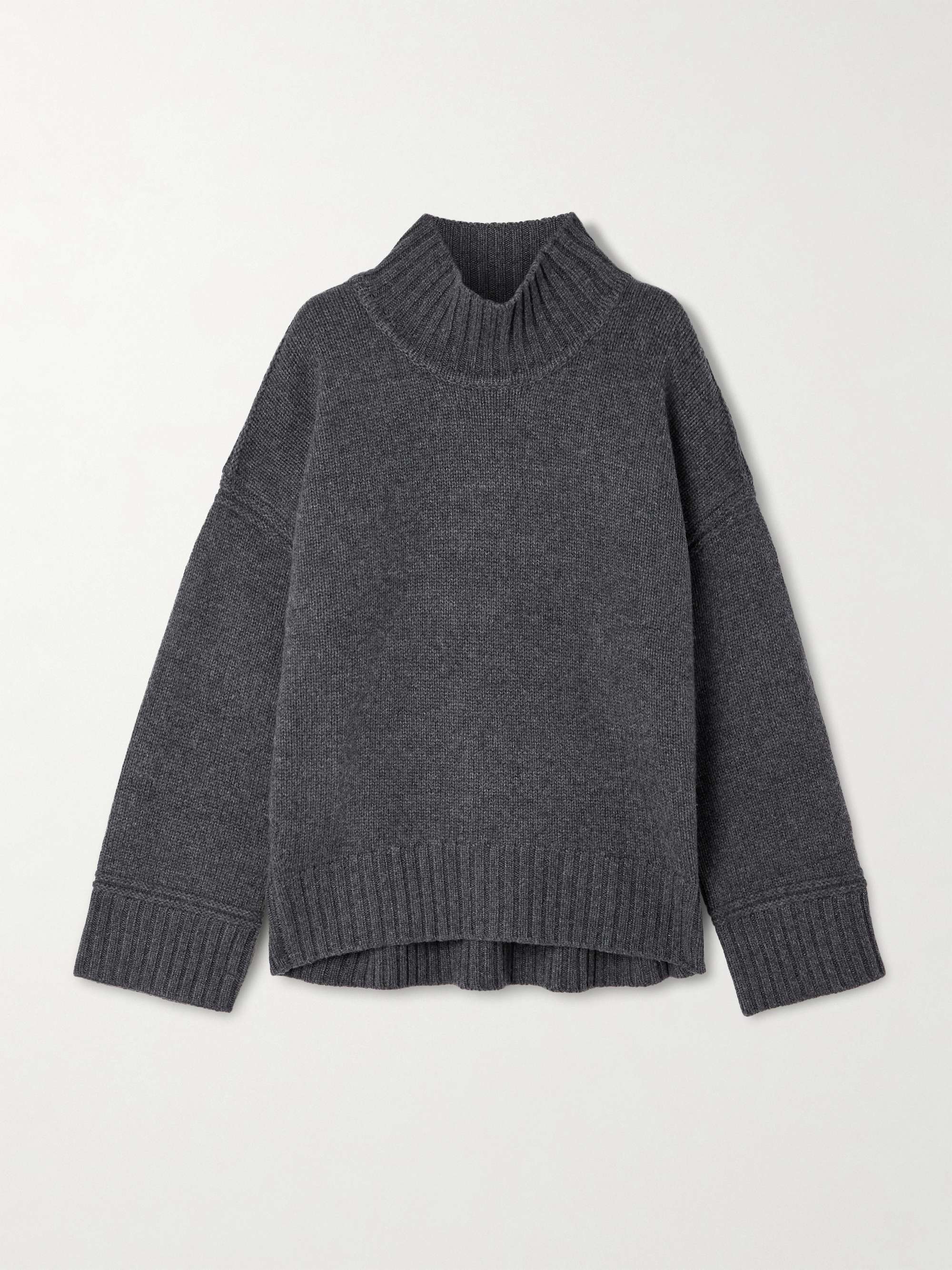 LA LIGNE Archie wool and cashmere-blend mock-neck sweater | NET-A