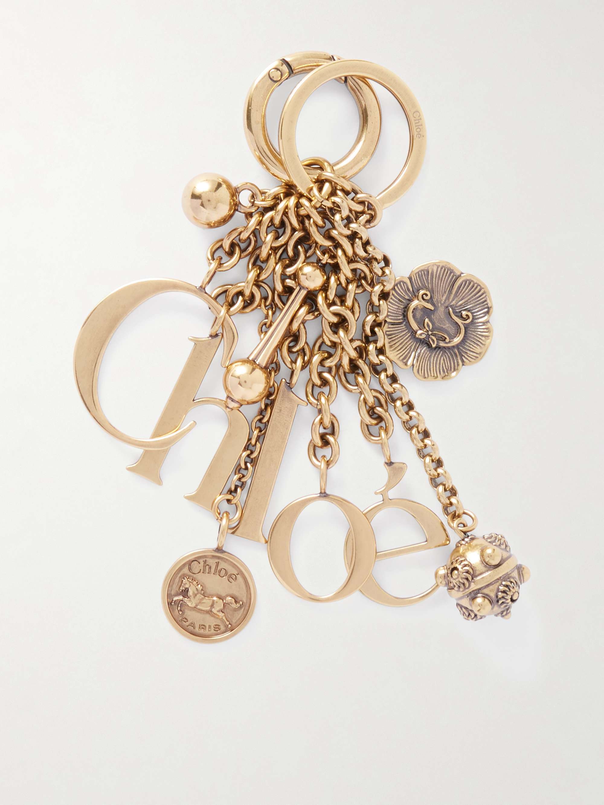 CHLOÉ K188 gold-tone keychain | NET-A-PORTER
