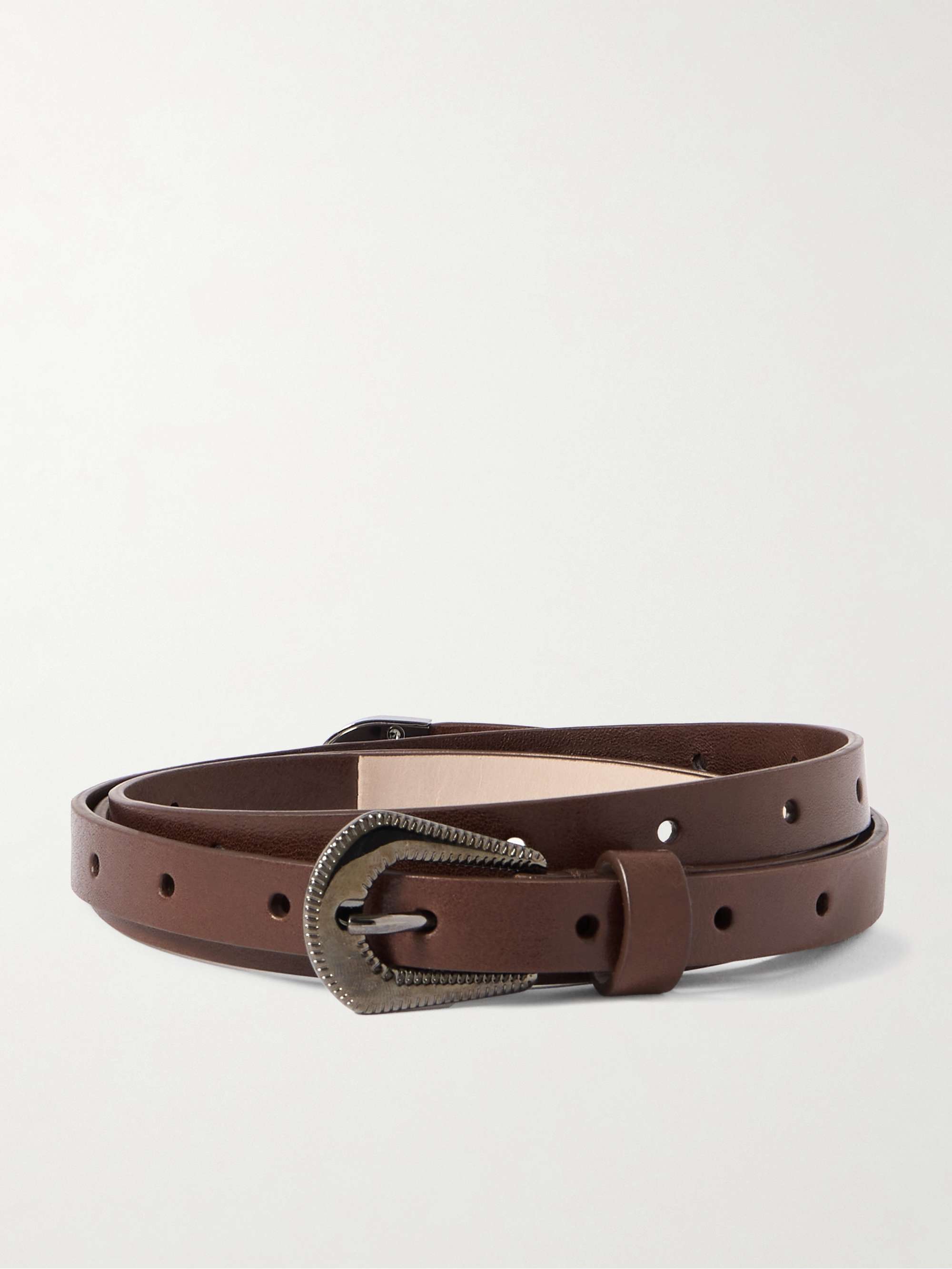 BRUNELLO CUCINELLI Leather belt | NET-A-PORTER