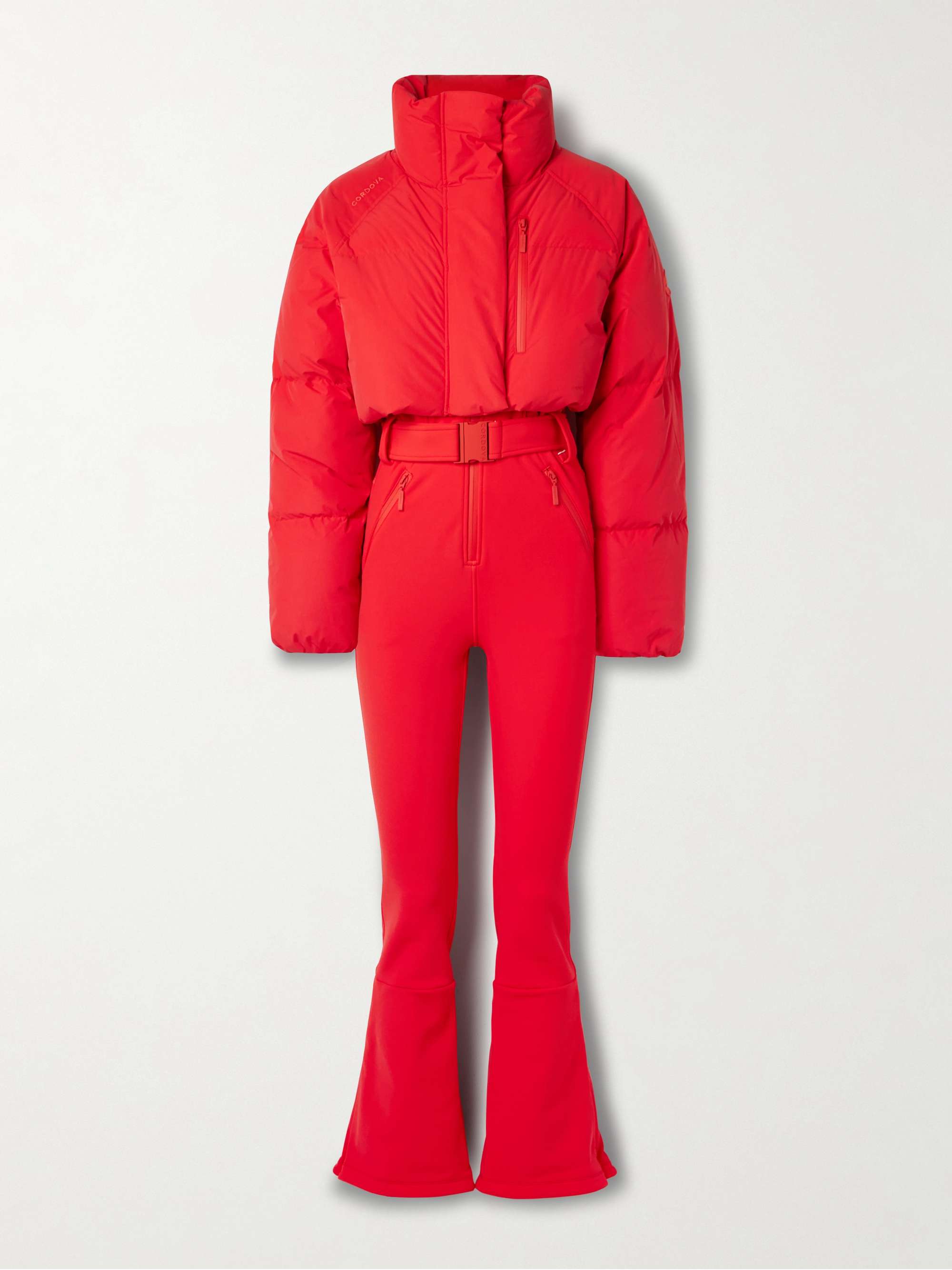 CORDOVA Myoko belted quilted padded down ski suit | NET-A-PORTER
