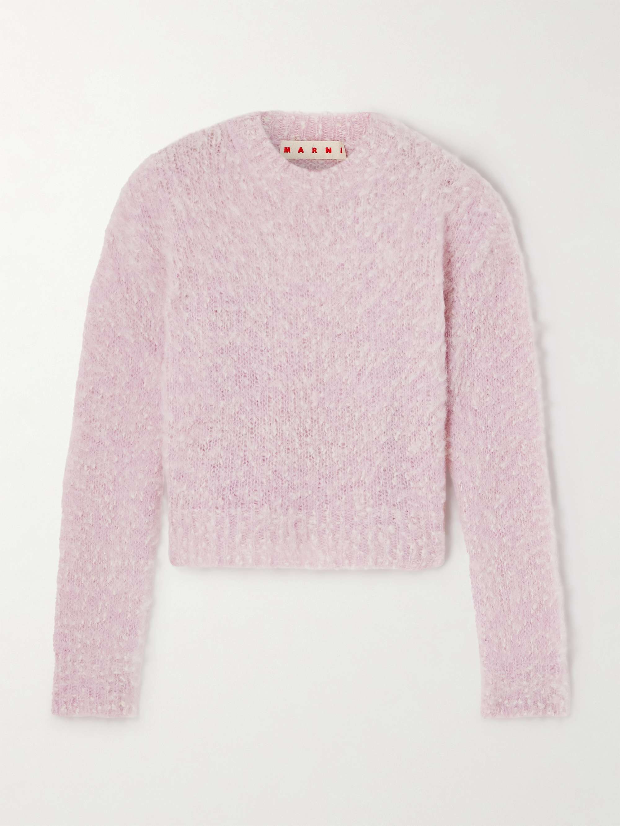 MARNI Brushed alpaca-blend sweater | NET-A-PORTER