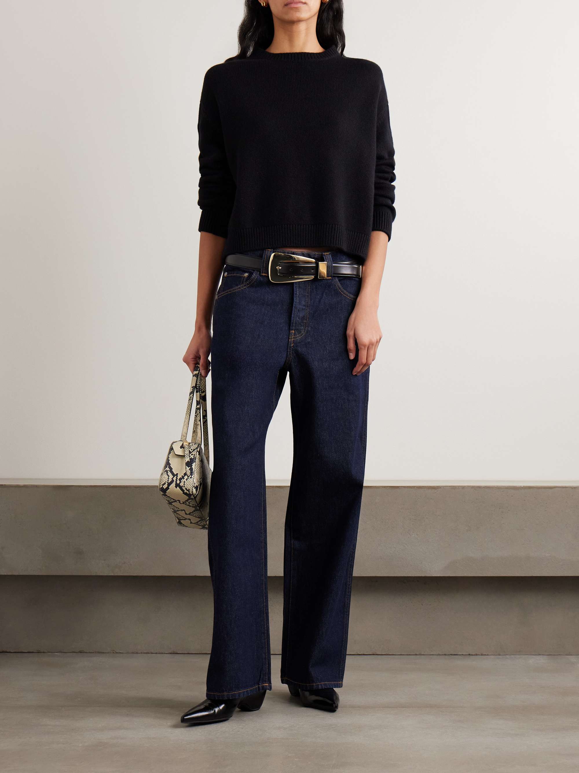 KHAITE Winslow mid-rise wide-leg jeans | NET-A-PORTER
