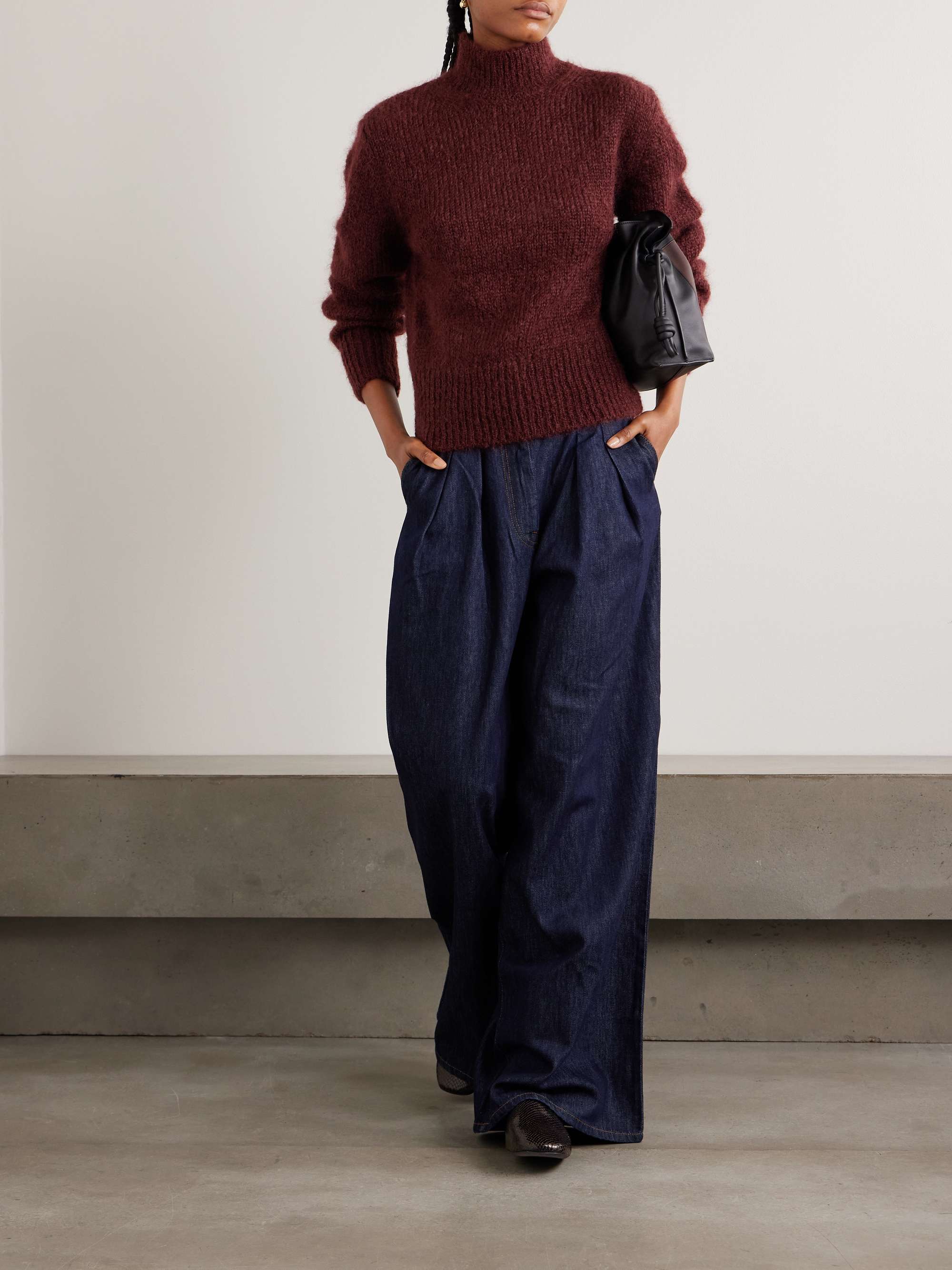DRIES VAN NOTEN Mohair-blend sweater | NET-A-PORTER