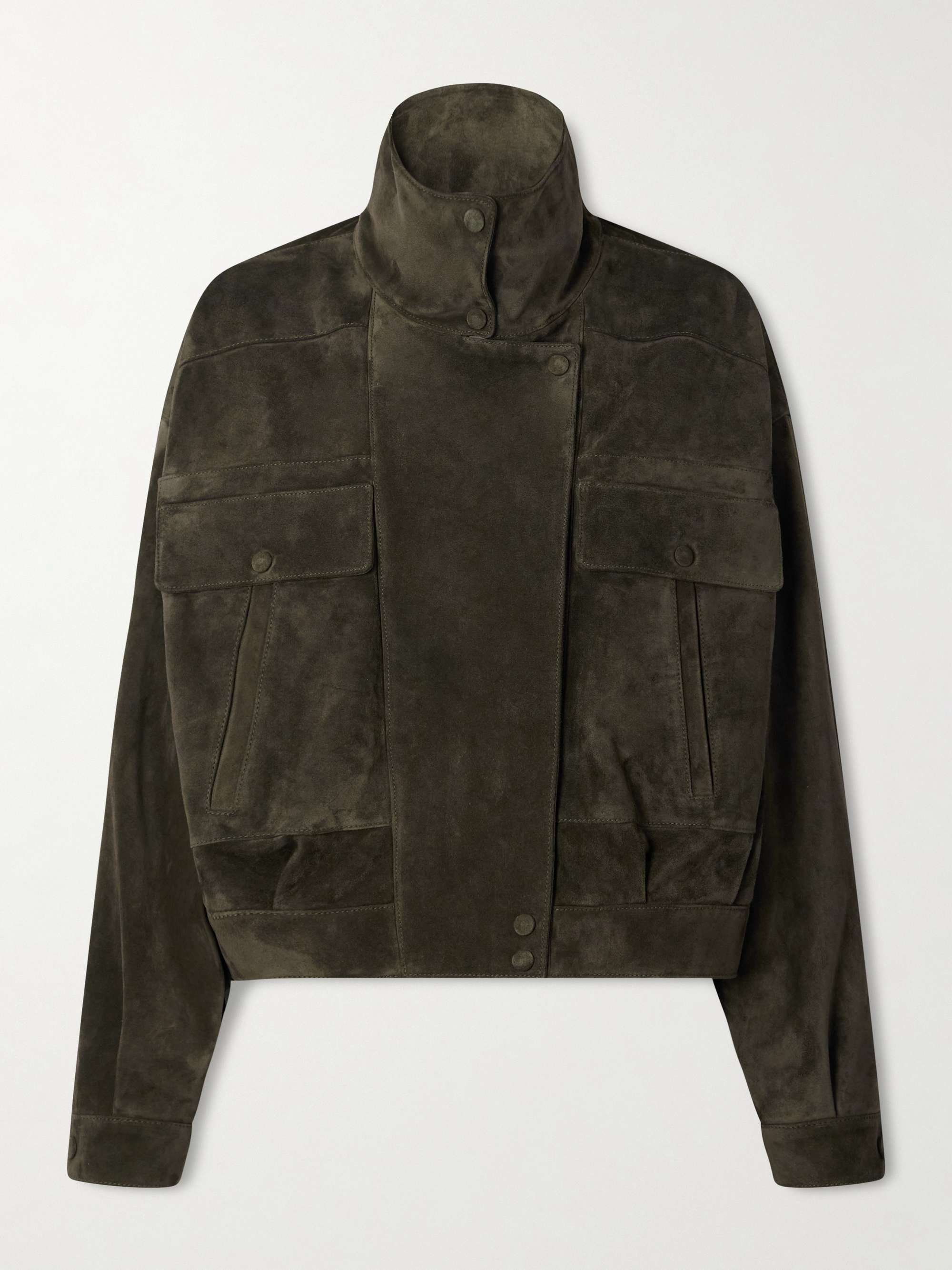 SAINT LAURENT Suede jacket | NET-A-PORTER