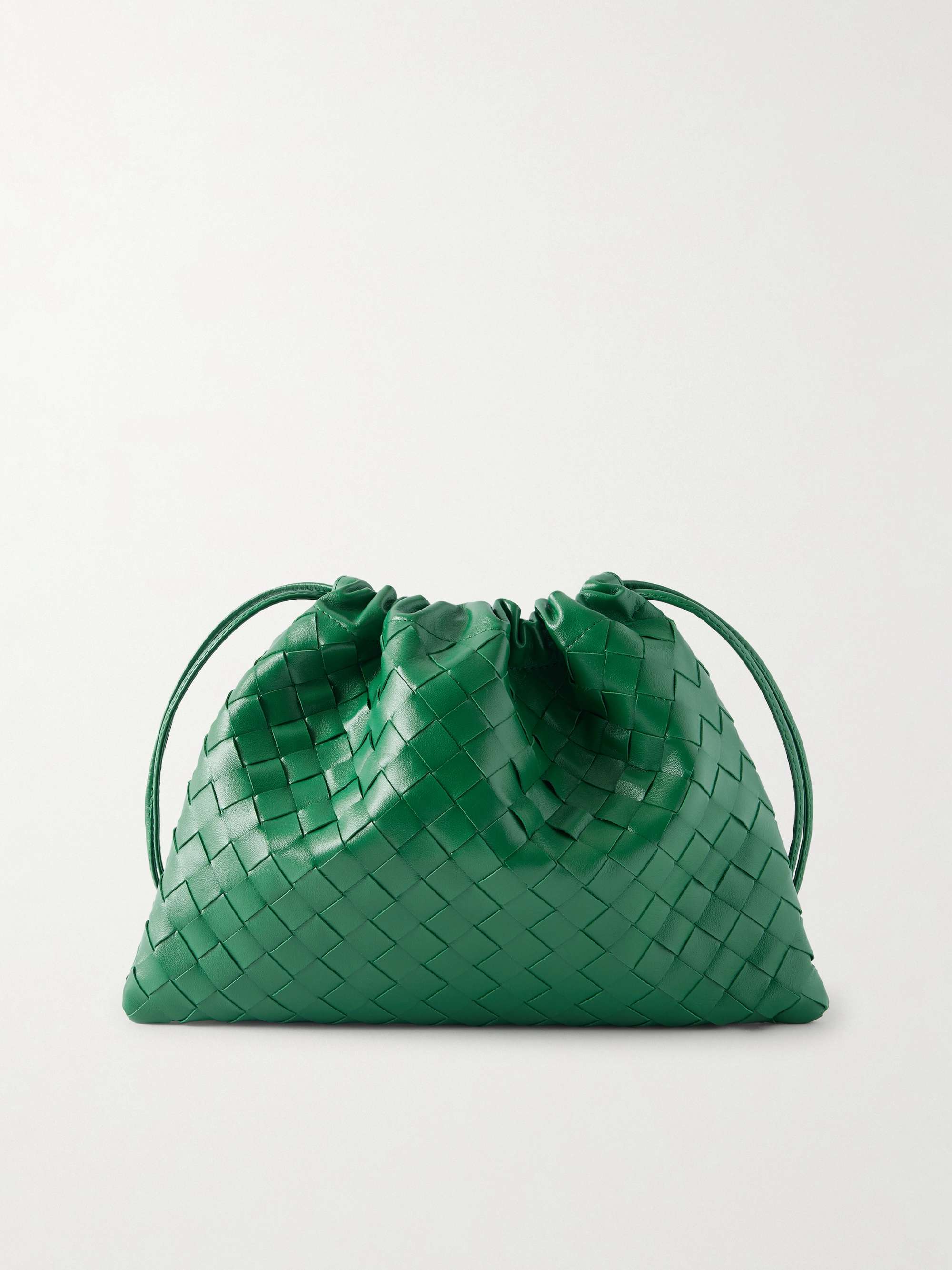 BOTTEGA VENETA Dustbag small intrecciato leather pouch | NET-A-PORTER