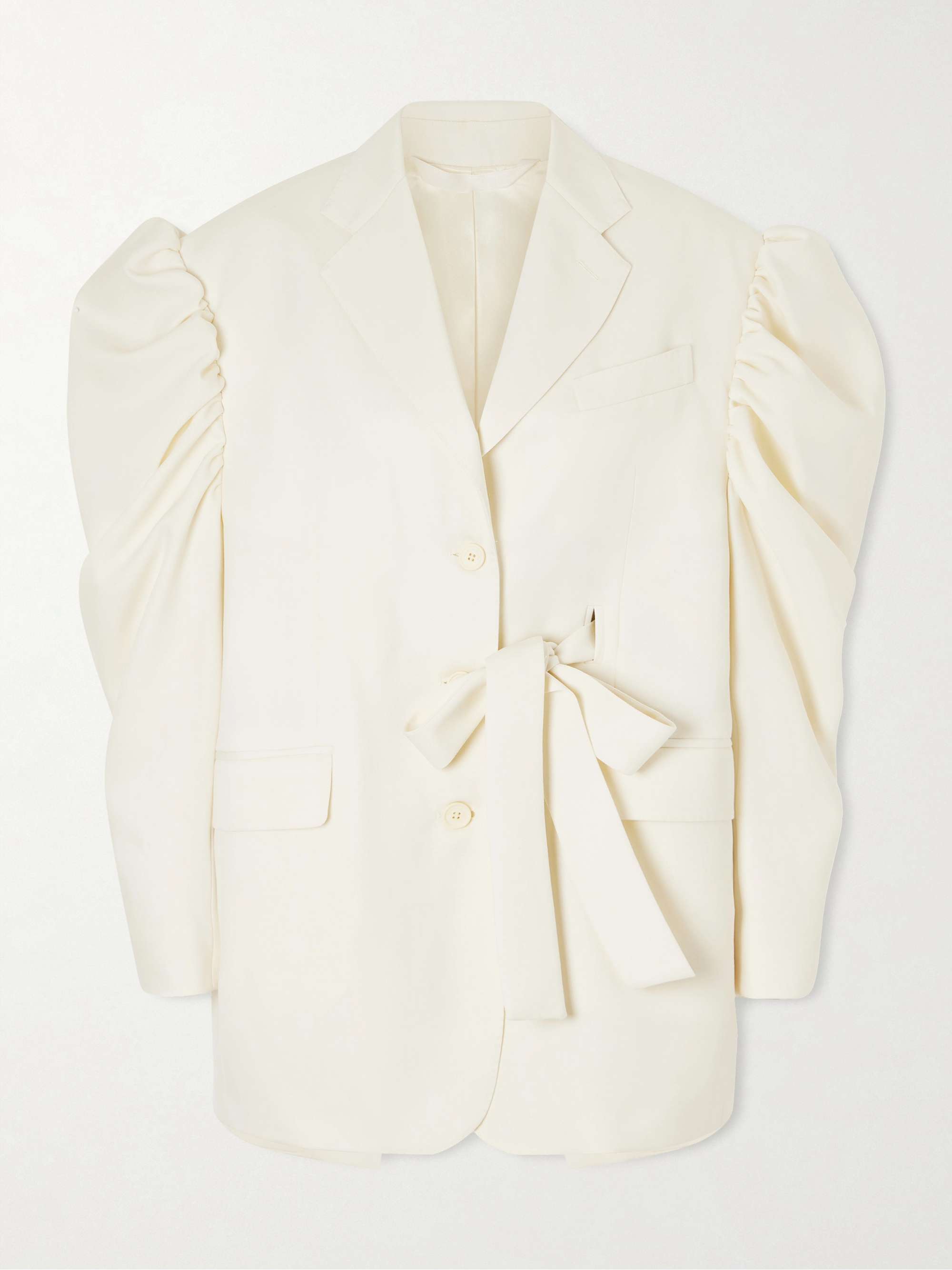 SIMONE ROCHA Open-back woven blazer | NET-A-PORTER