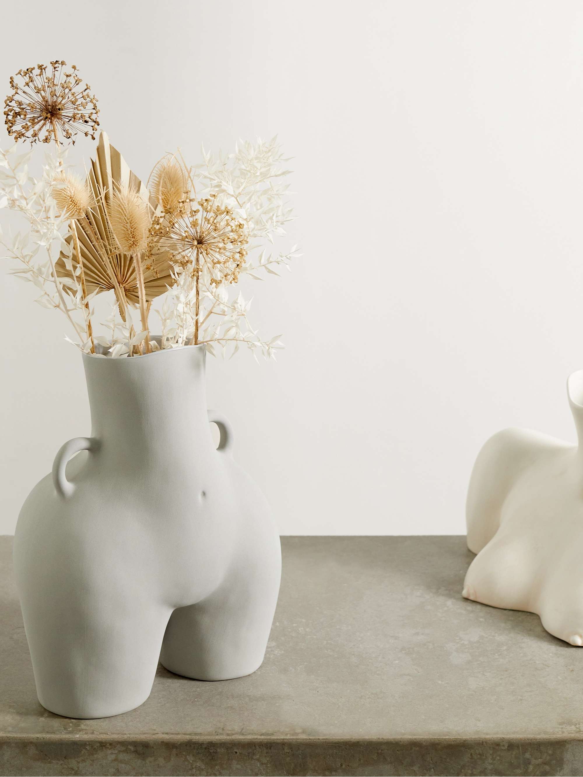 ANISSA KERMICHE Love Handles ceramic vase | NET-A-PORTER