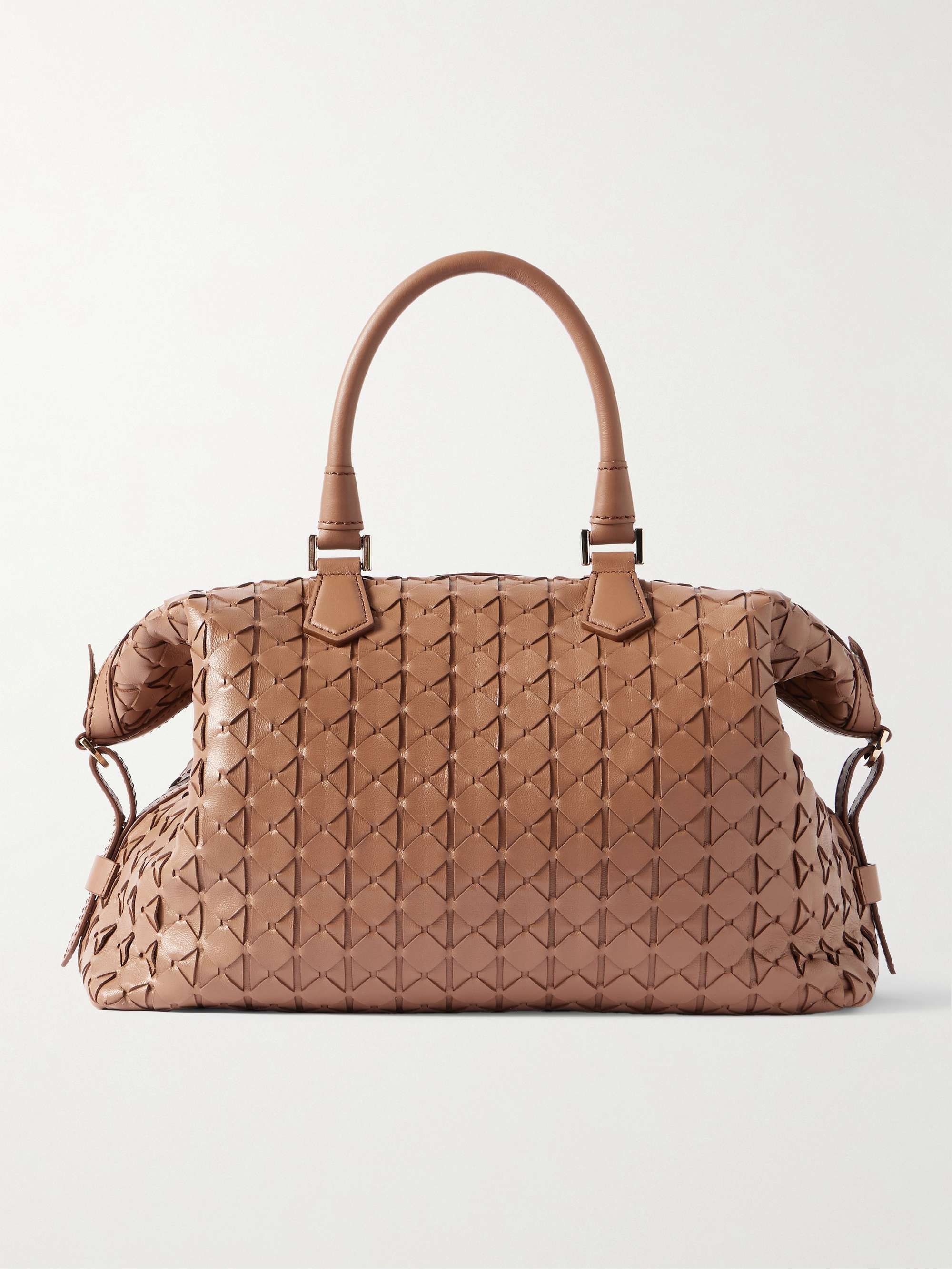 SERAPIAN Ani woven leather tote | NET-A-PORTER