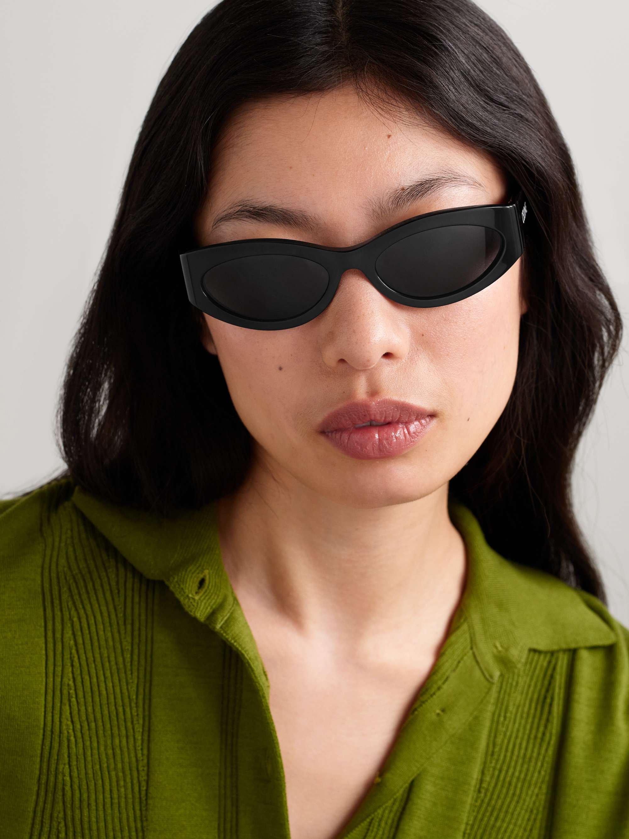 CELINE EYEWEAR Monochroms cat-eye acetate sunglasses | NET-A-PORTER