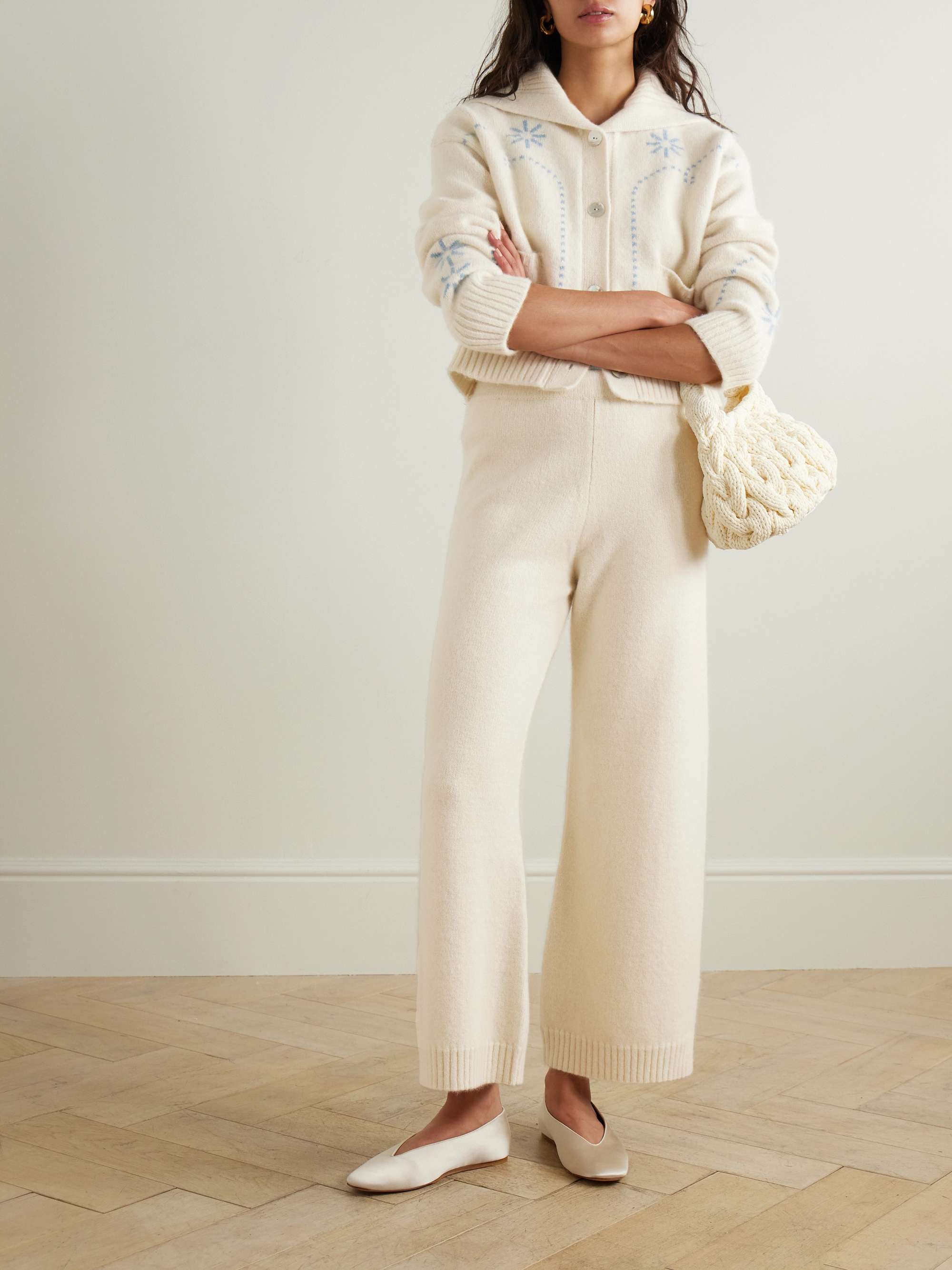 CALLE DEL MAR Cashmere wide-leg pants | NET-A-PORTER