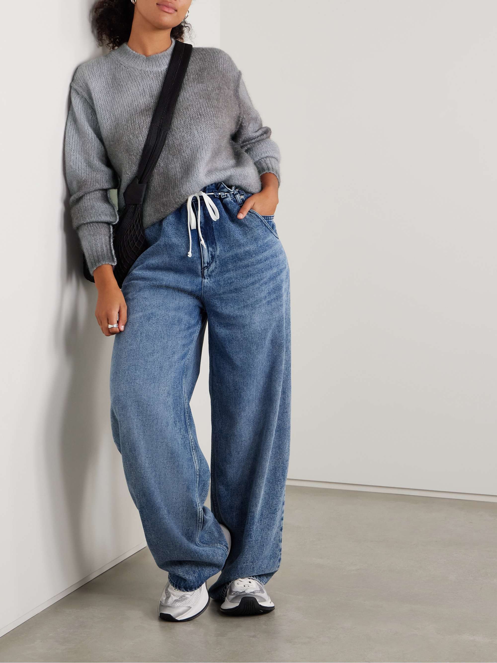 ACNE STUDIOS Printed knitted sweater | NET-A-PORTER