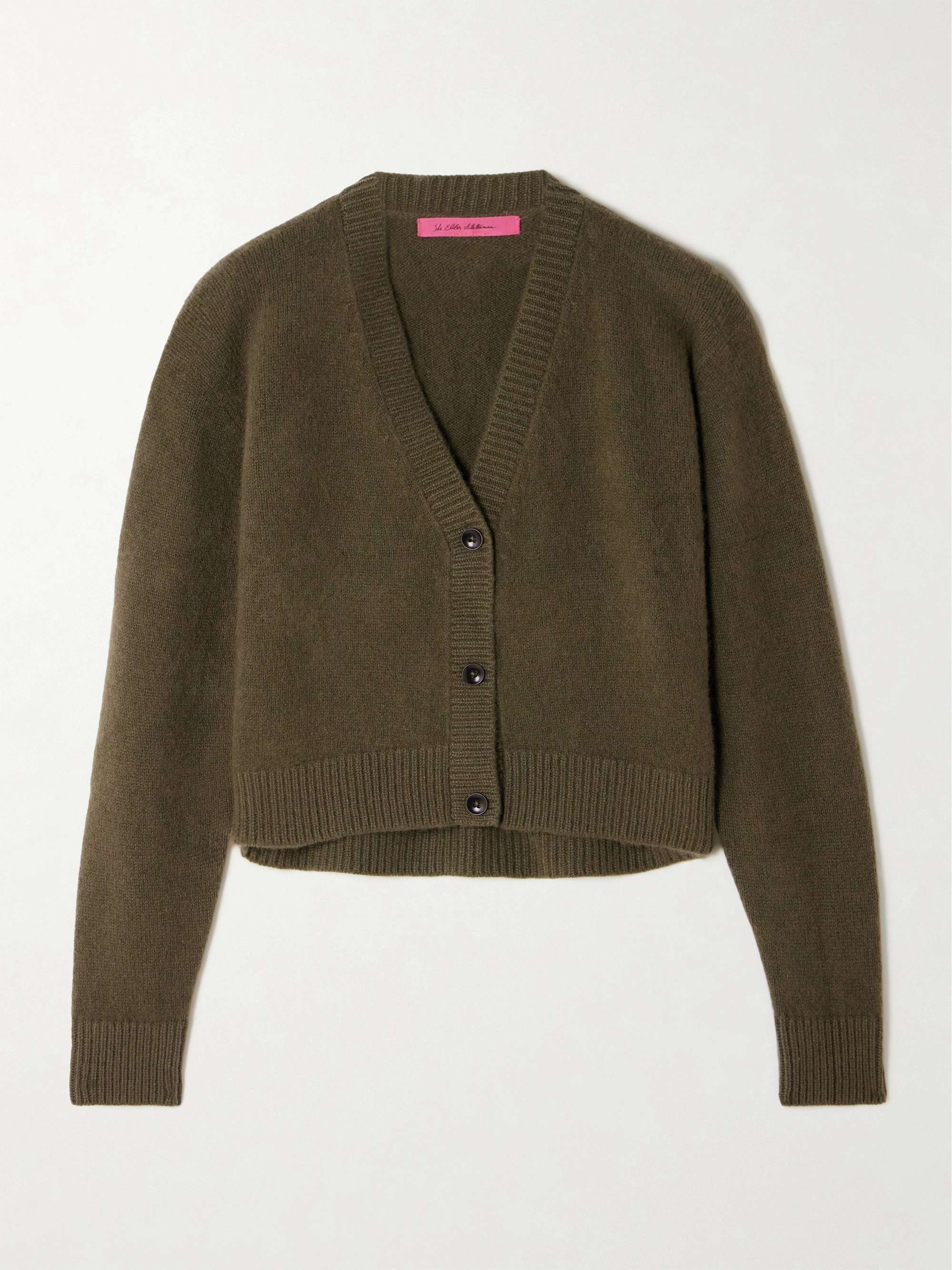 THE ELDER STATESMAN Cashmere cropped cardigan | NET-A-PORTER
