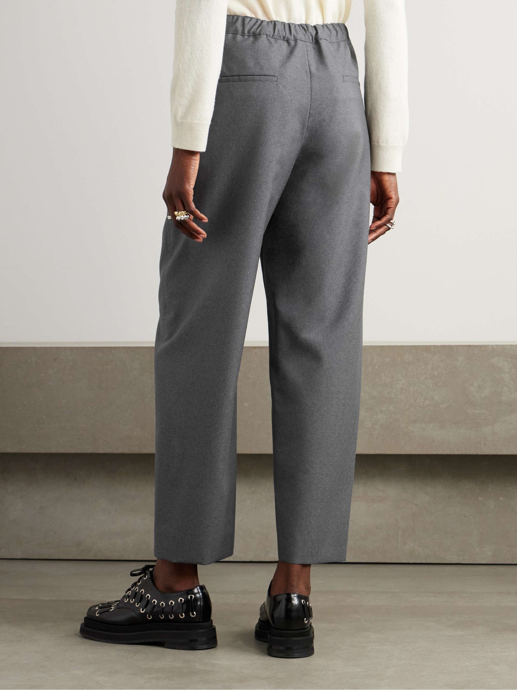 MARNI 22AW WOOL NARROW EASY TROUSERS MARNI Wool Scarf LIGHT BLUE