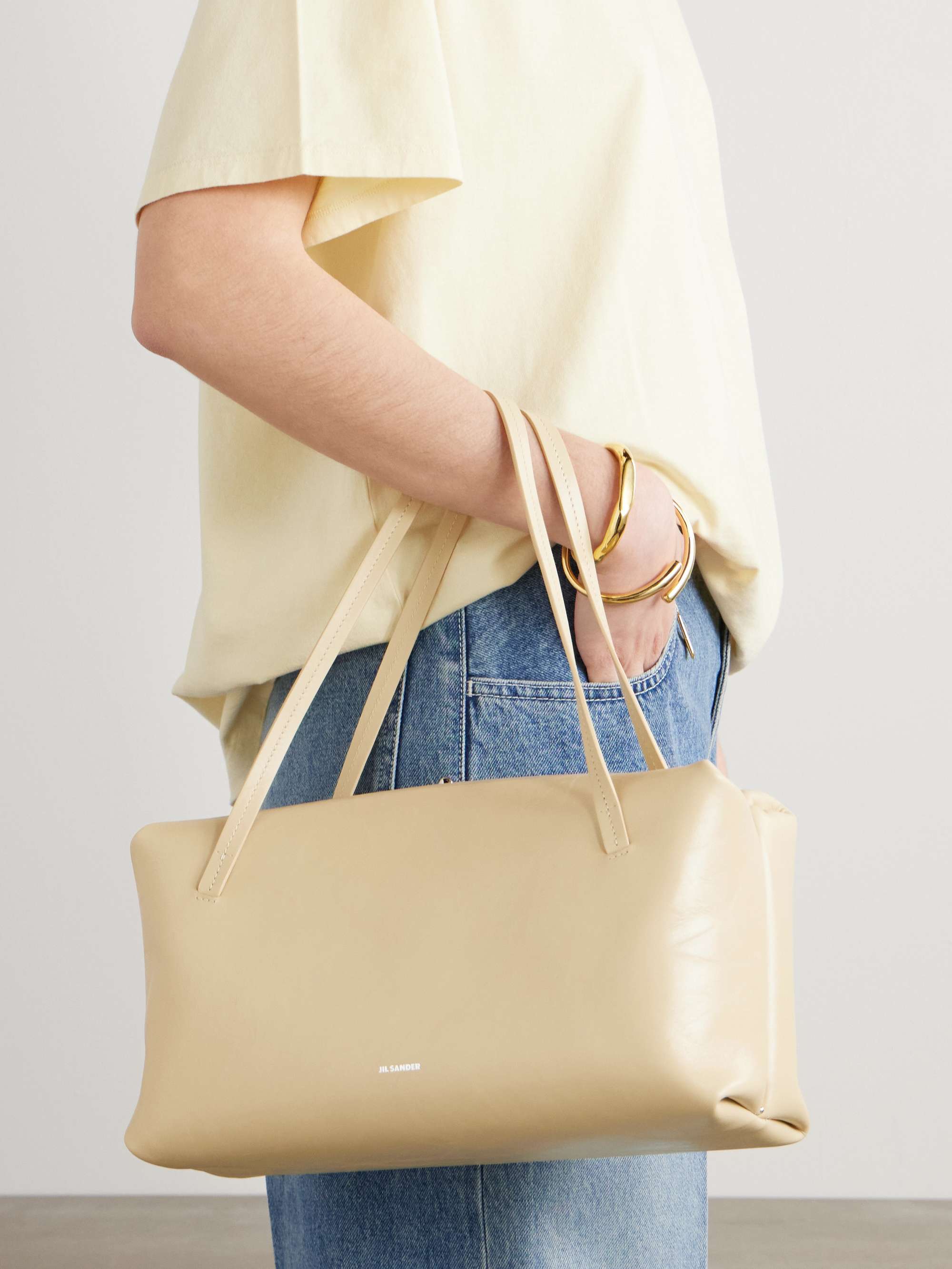 JIL SANDER Medium leather tote | NET-A-PORTER
