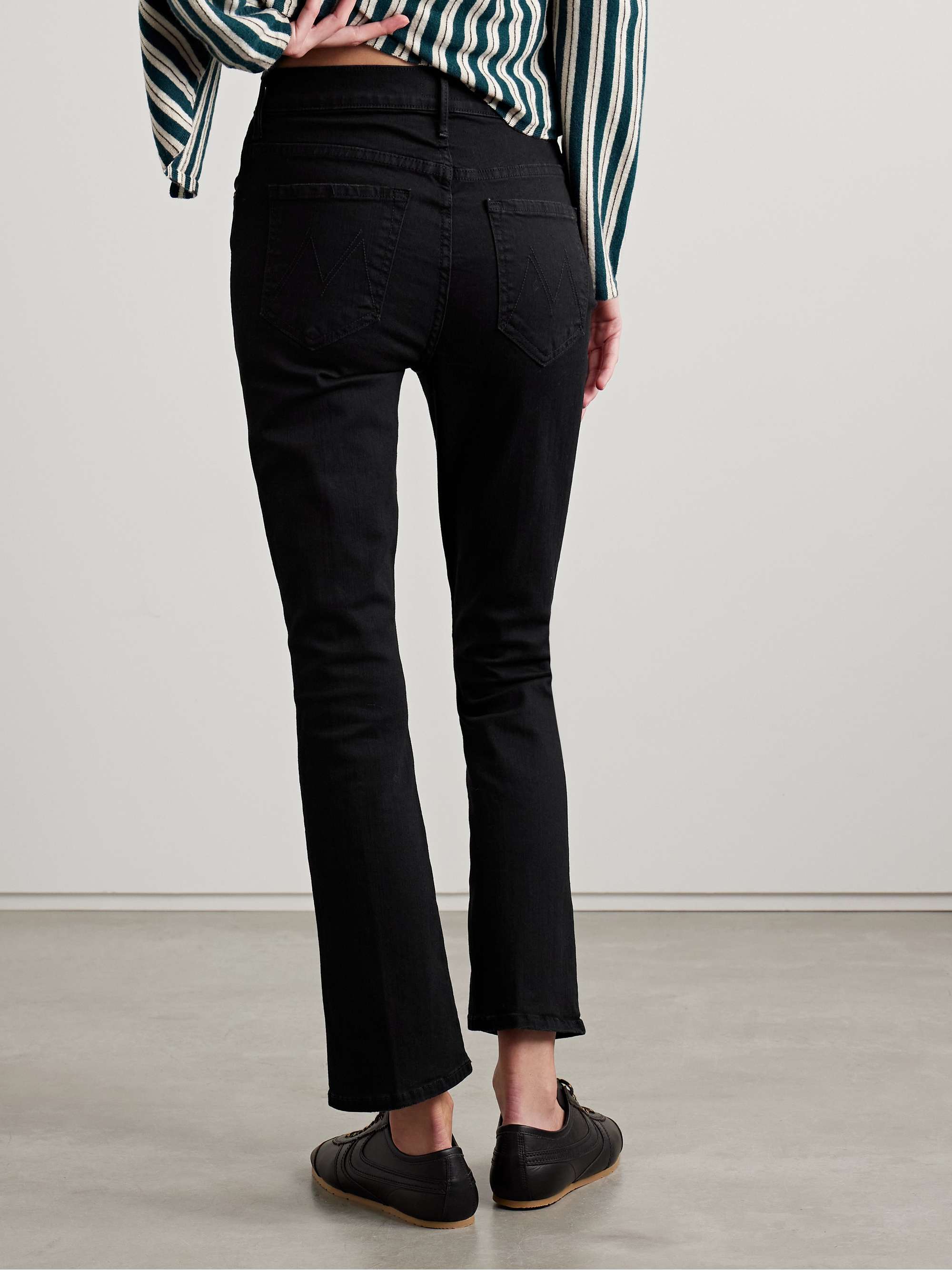MOTHER The Insider cropped high-rise bootcut jeans | NET-A-PORTER