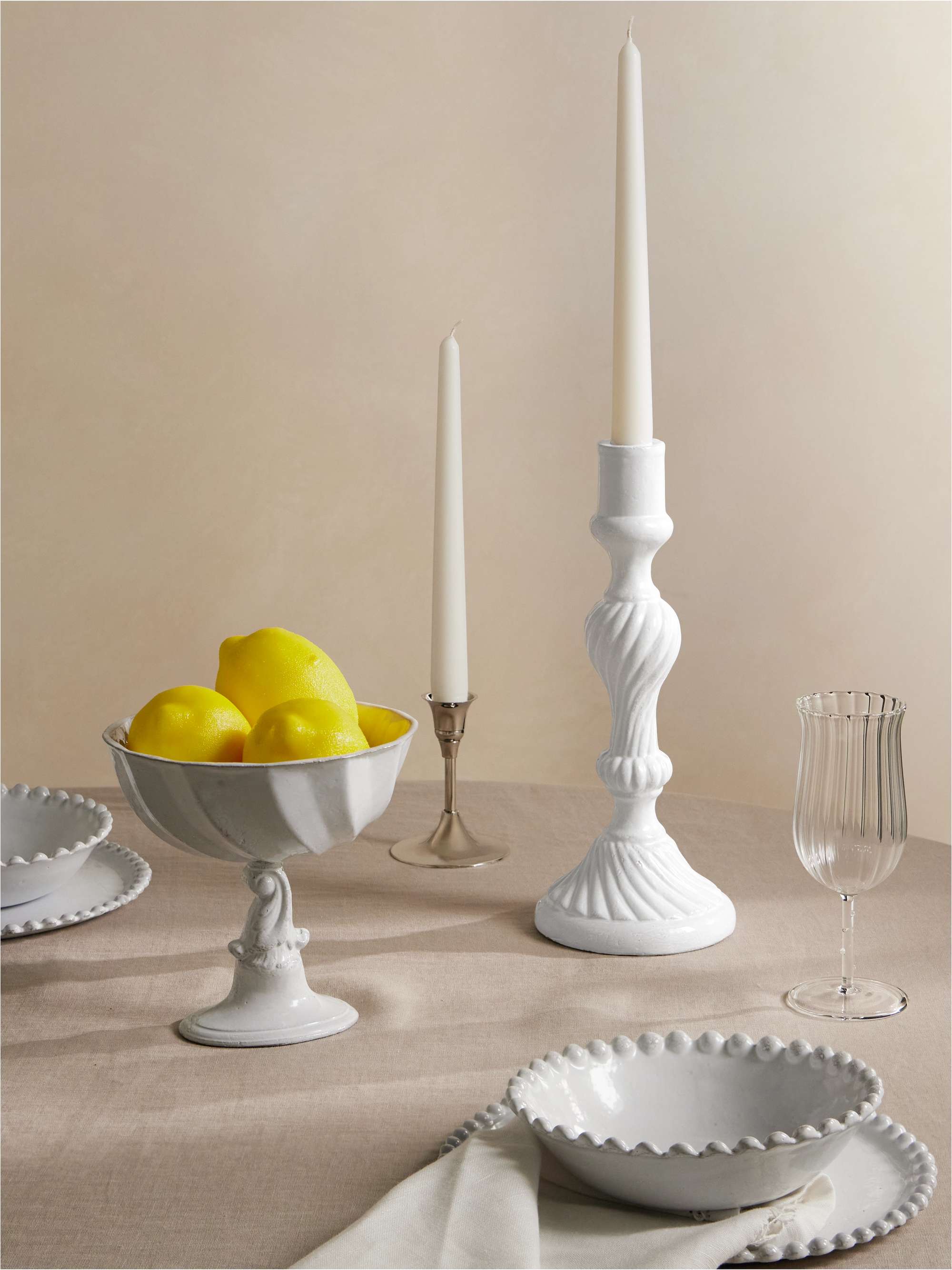 ASTIER DE VILLATTE Peggy ceramic candlestick | NET-A-PORTER
