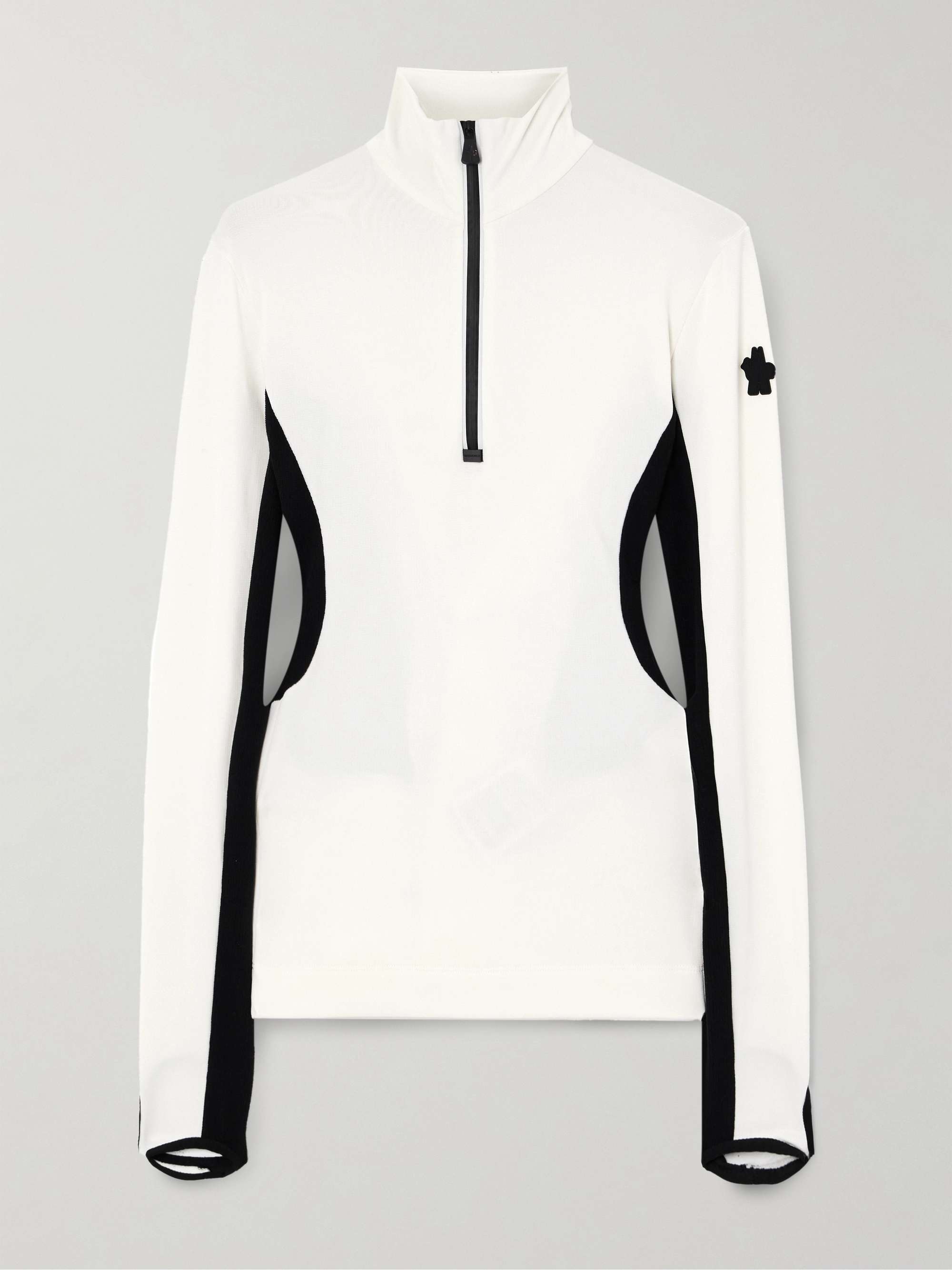 MONCLER GRENOBLE Color-block stretch-jersey base layer | NET-A-PORTER