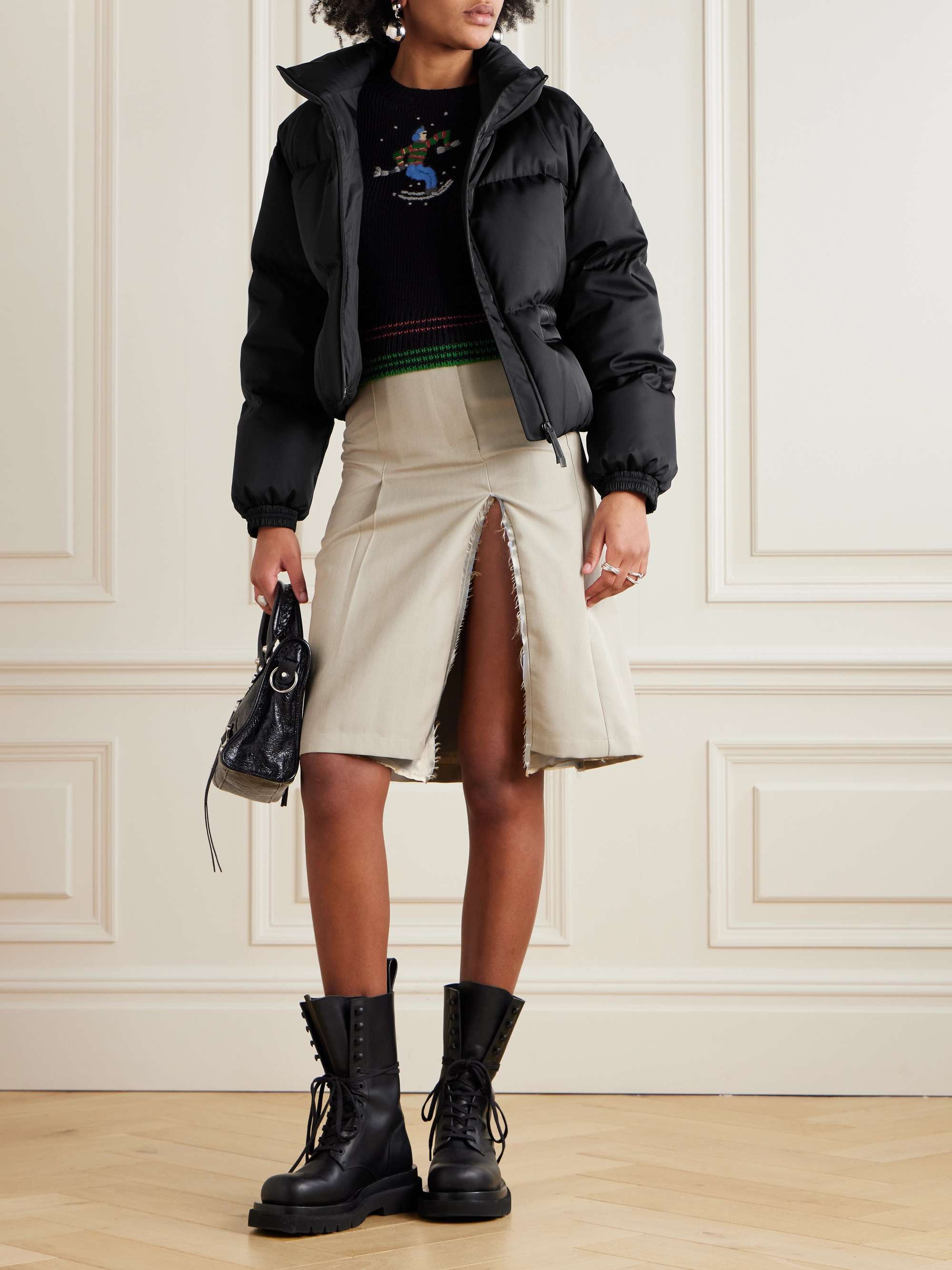 MONCLER Vissec quilted drill down jacket | NET-A-PORTER