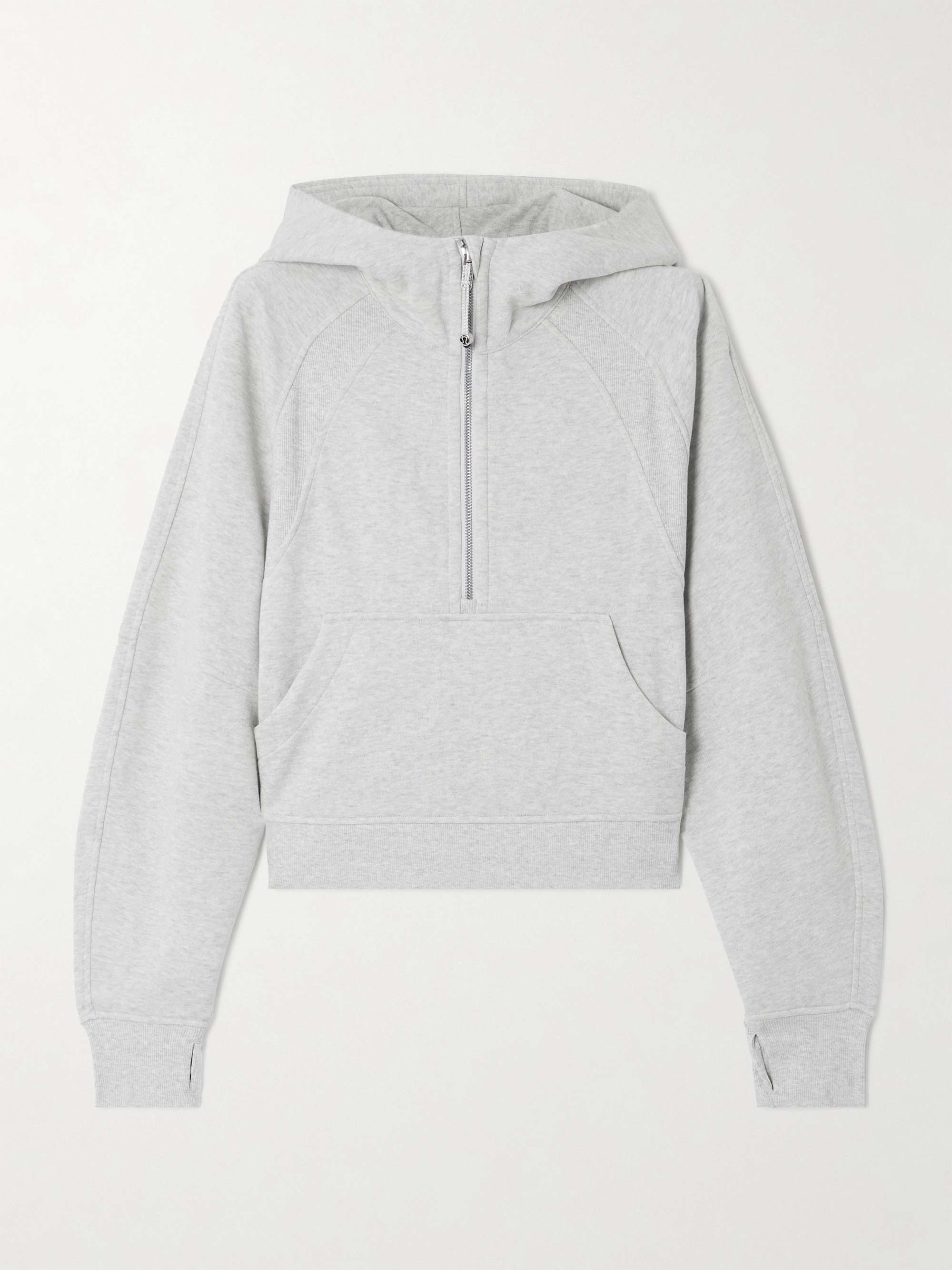 LULULEMON Scuba oversized cotton-blend jersey hoodie | NET-A-PORTER