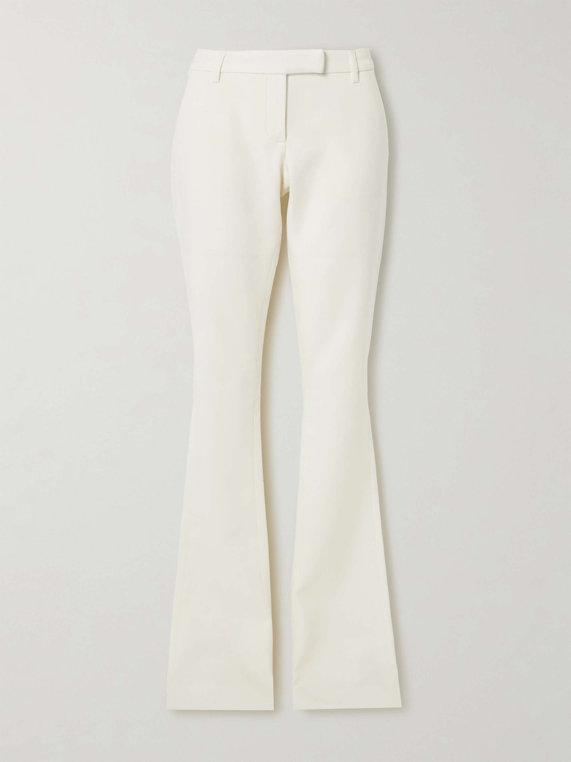 ACNE STUDIOS Wool-blend twill flared pants | NET-A-PORTER