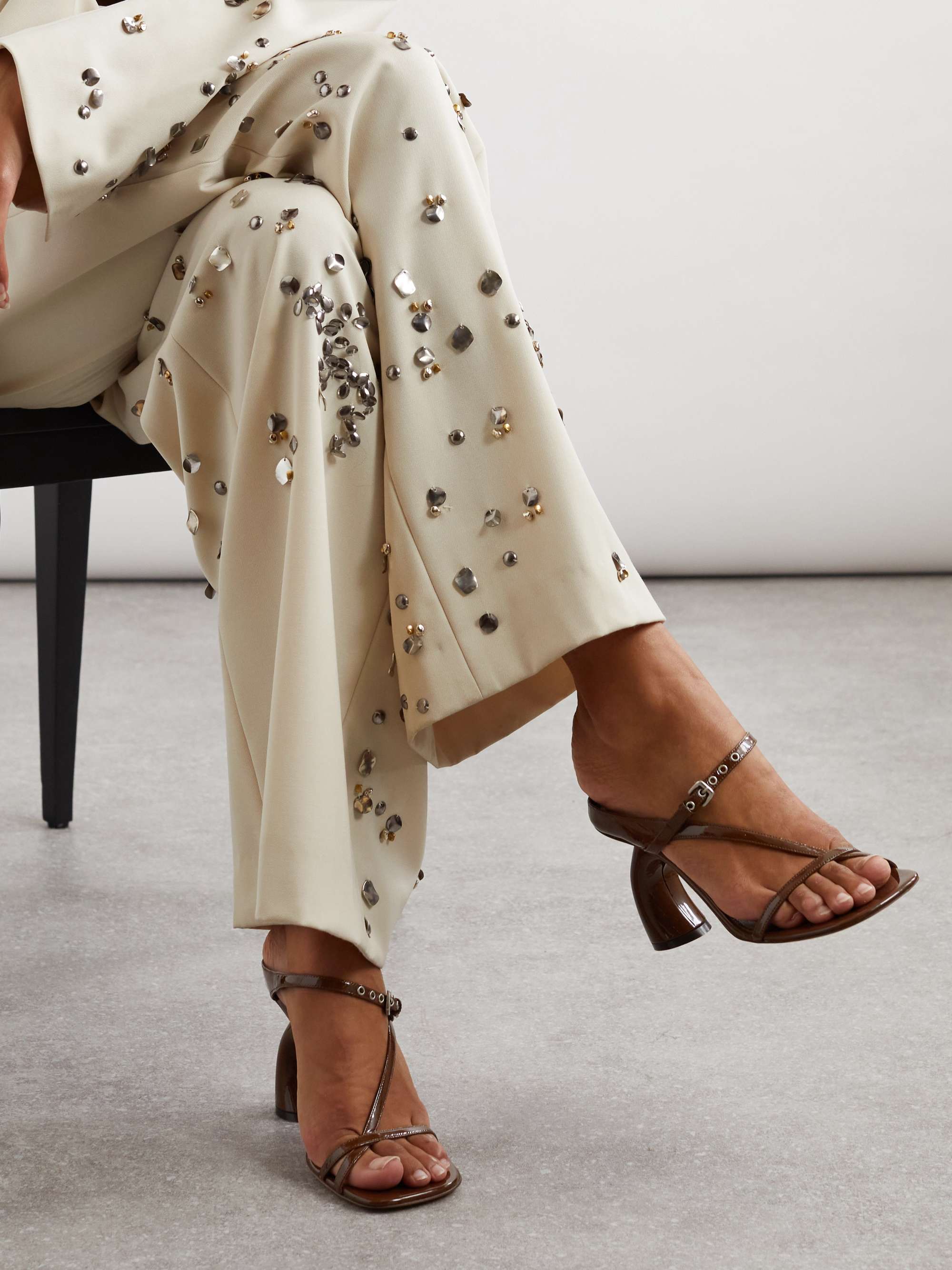 DRIES VAN NOTEN Patent-leather mules | NET-A-PORTER