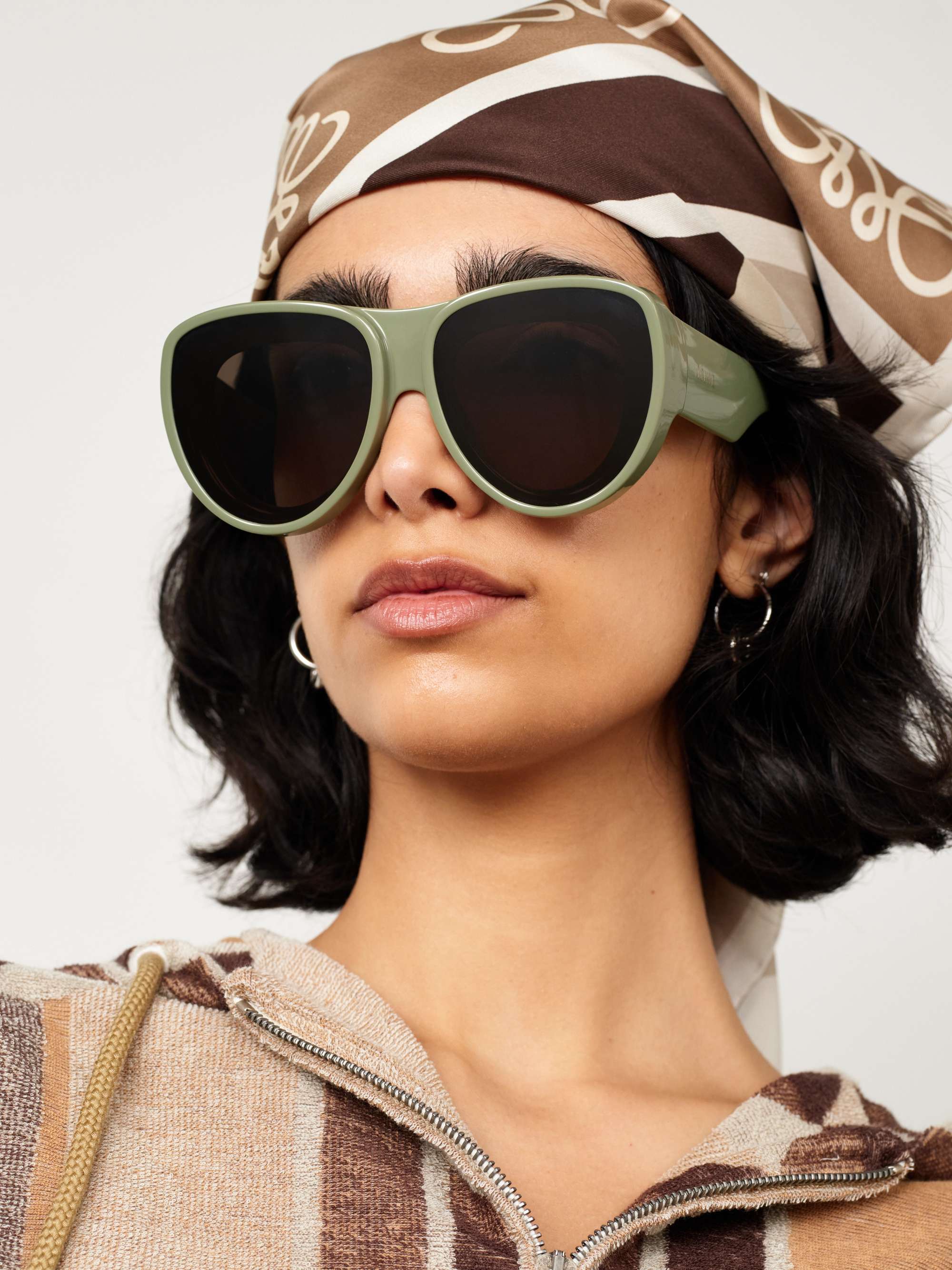 LOEWE EYEWEAR + Paula's Ibiza oversized aviator-style acetate