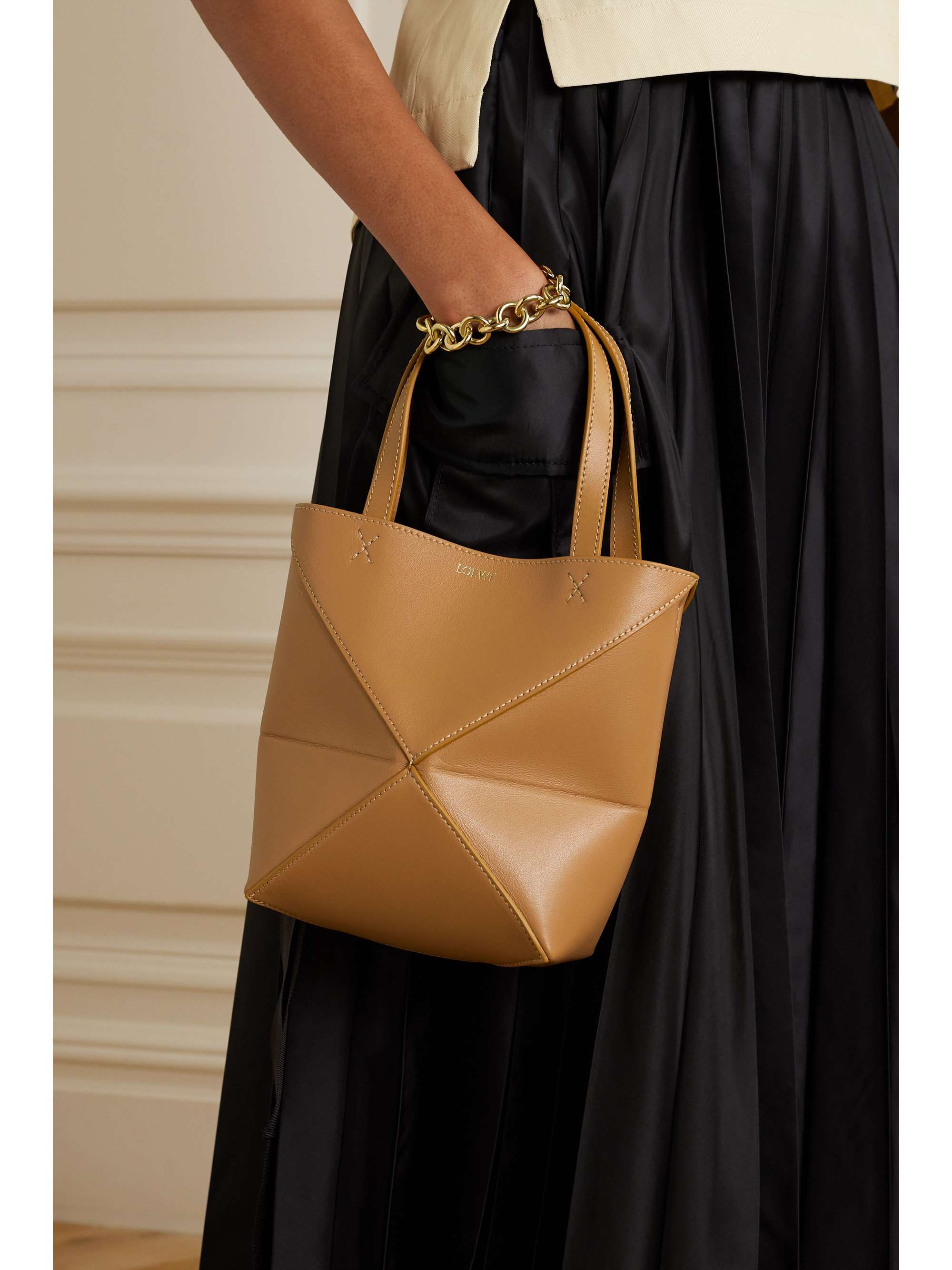 LOEWE Puzzle convertible mini leather tote | NET-A-PORTER