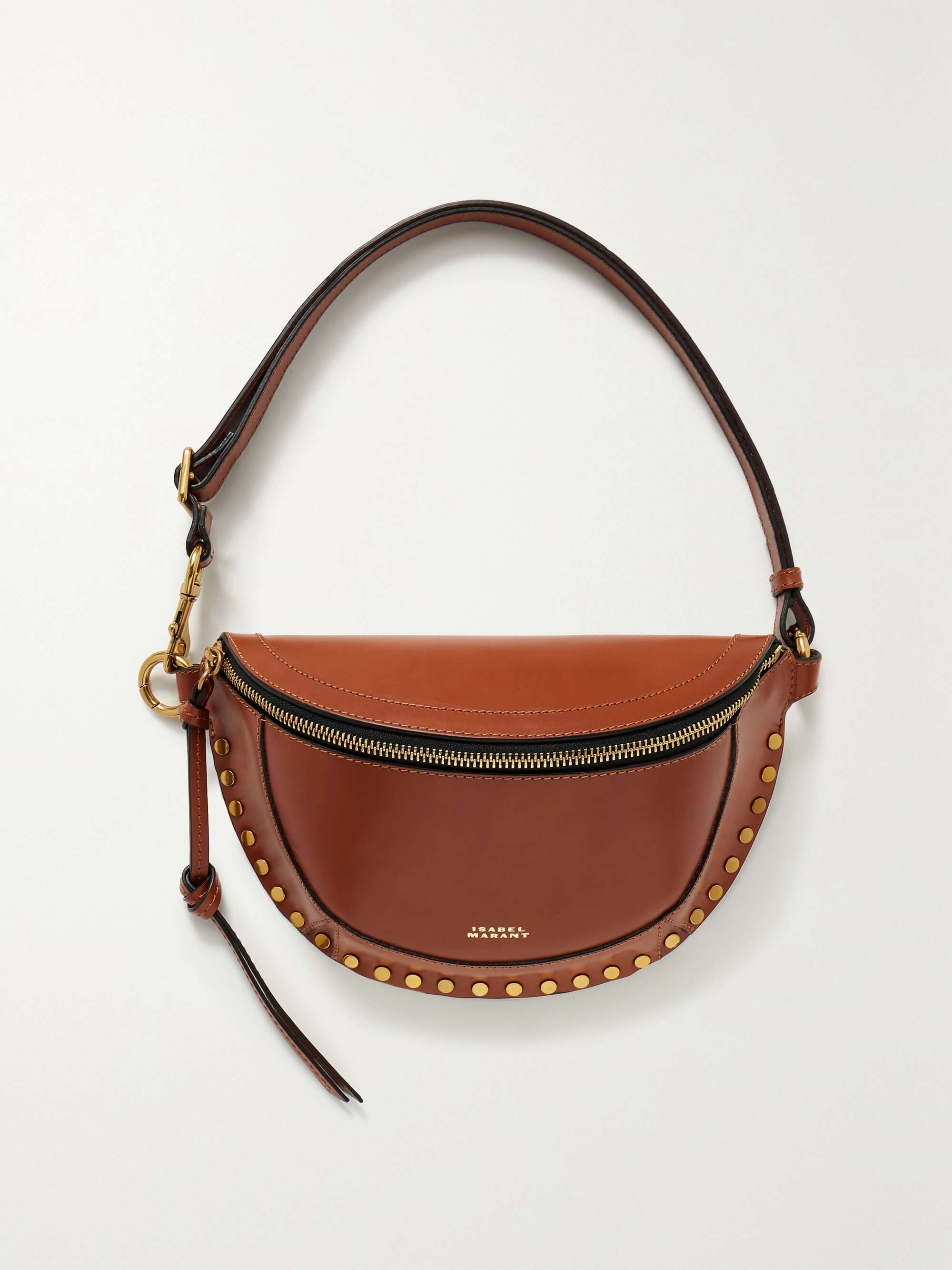 ISABEL MARANT Skano studded leather belt bag | NET-A-PORTER