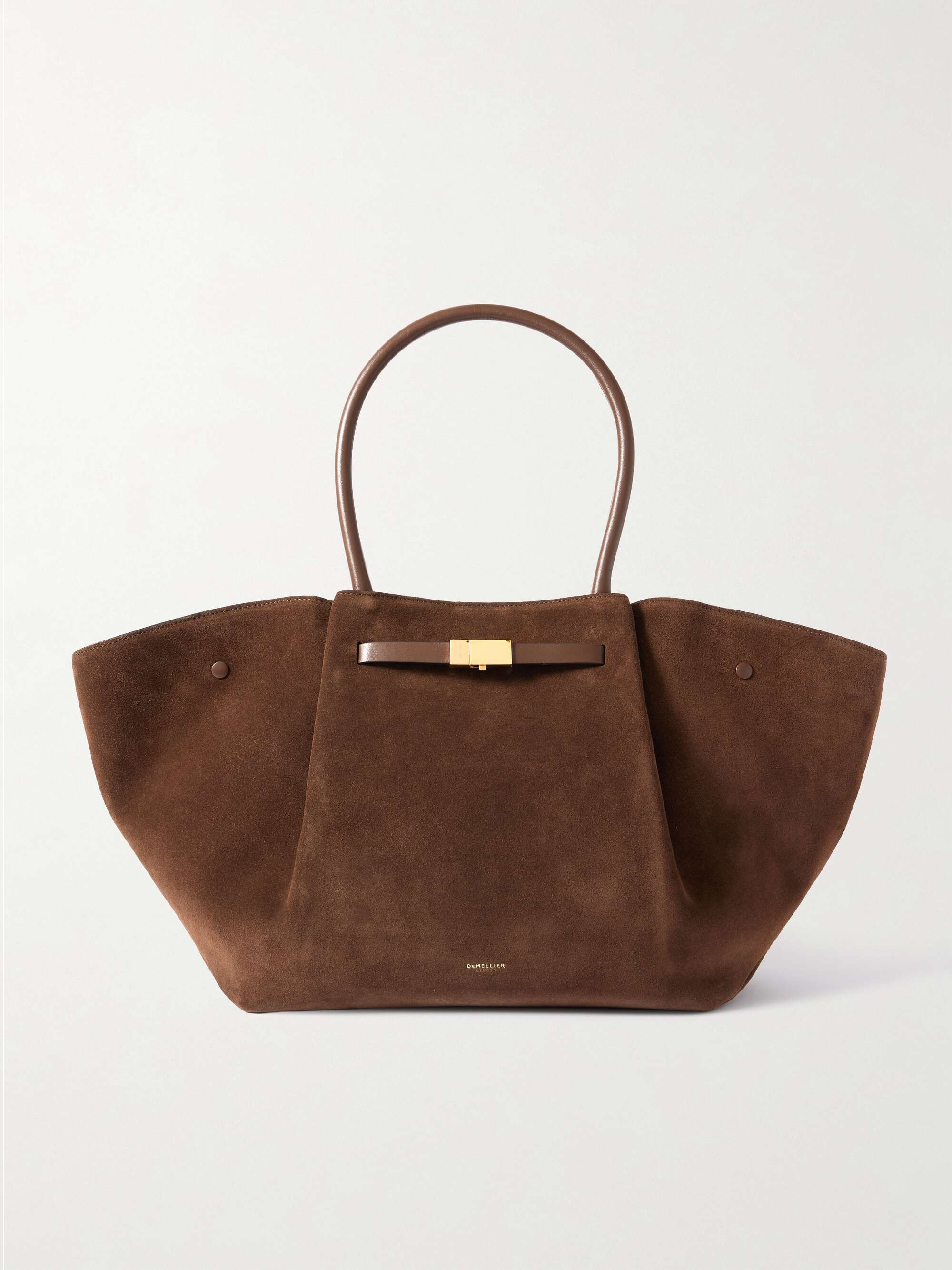 DEMELLIER + NET SUSTAIN New York large suede tote | NET-A-PORTER
