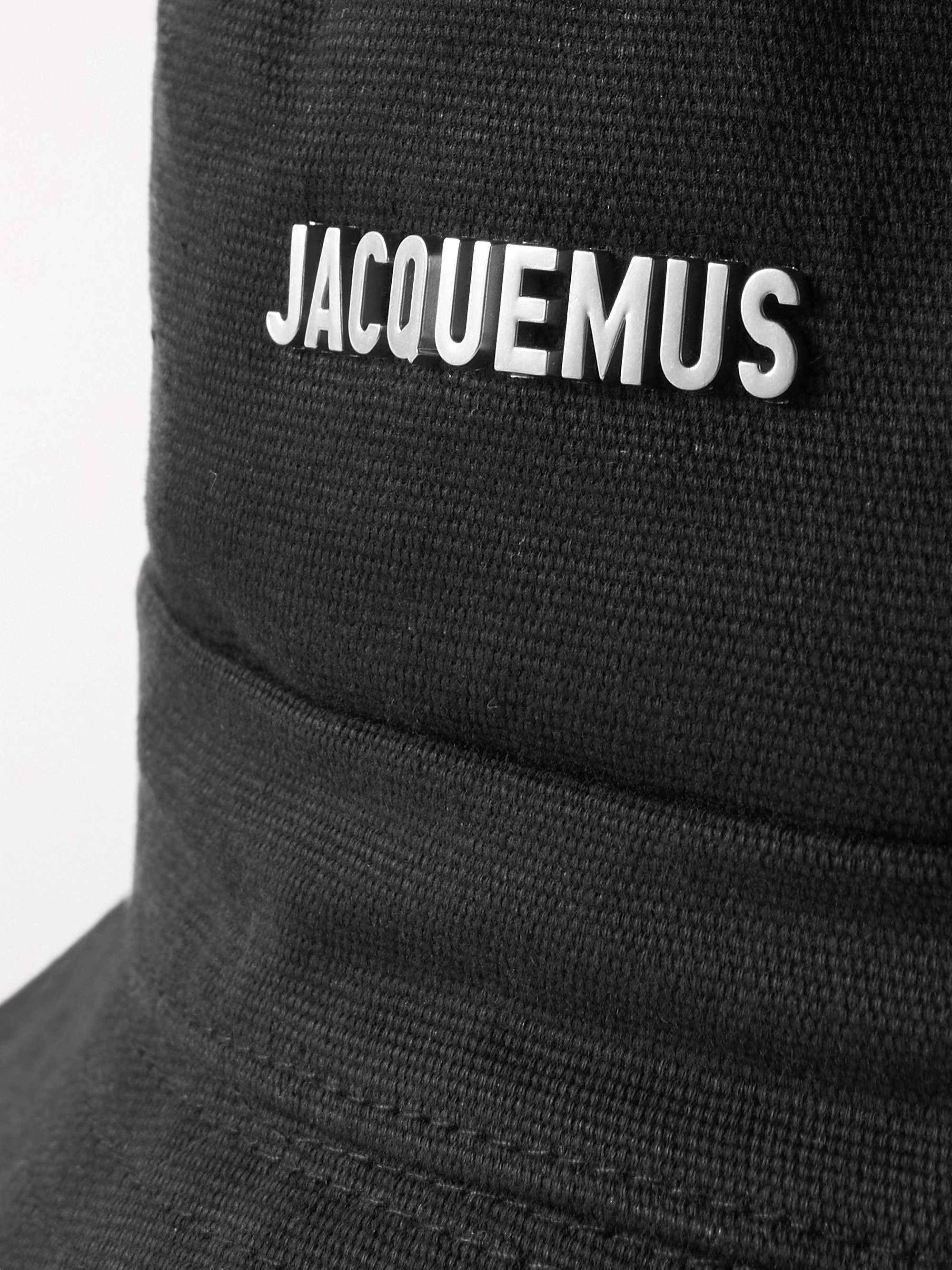 JACQUEMUS Le Bob embellished cotton-canvas bucket hat | NET-A-PORTER