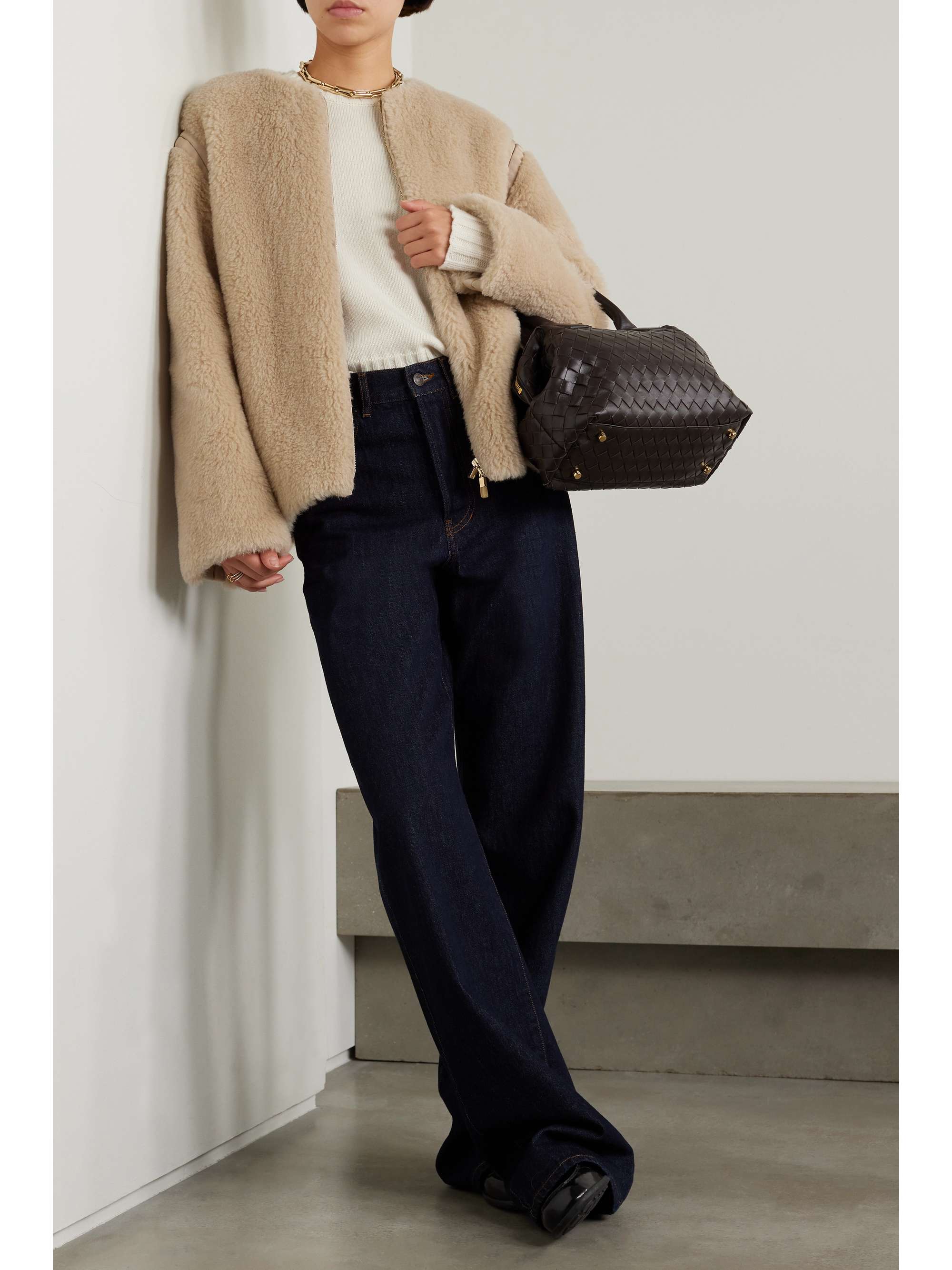 Max Mara SPORTMAX y2k archive ブルゾン 襟ファー Max Mara SPORTMAX