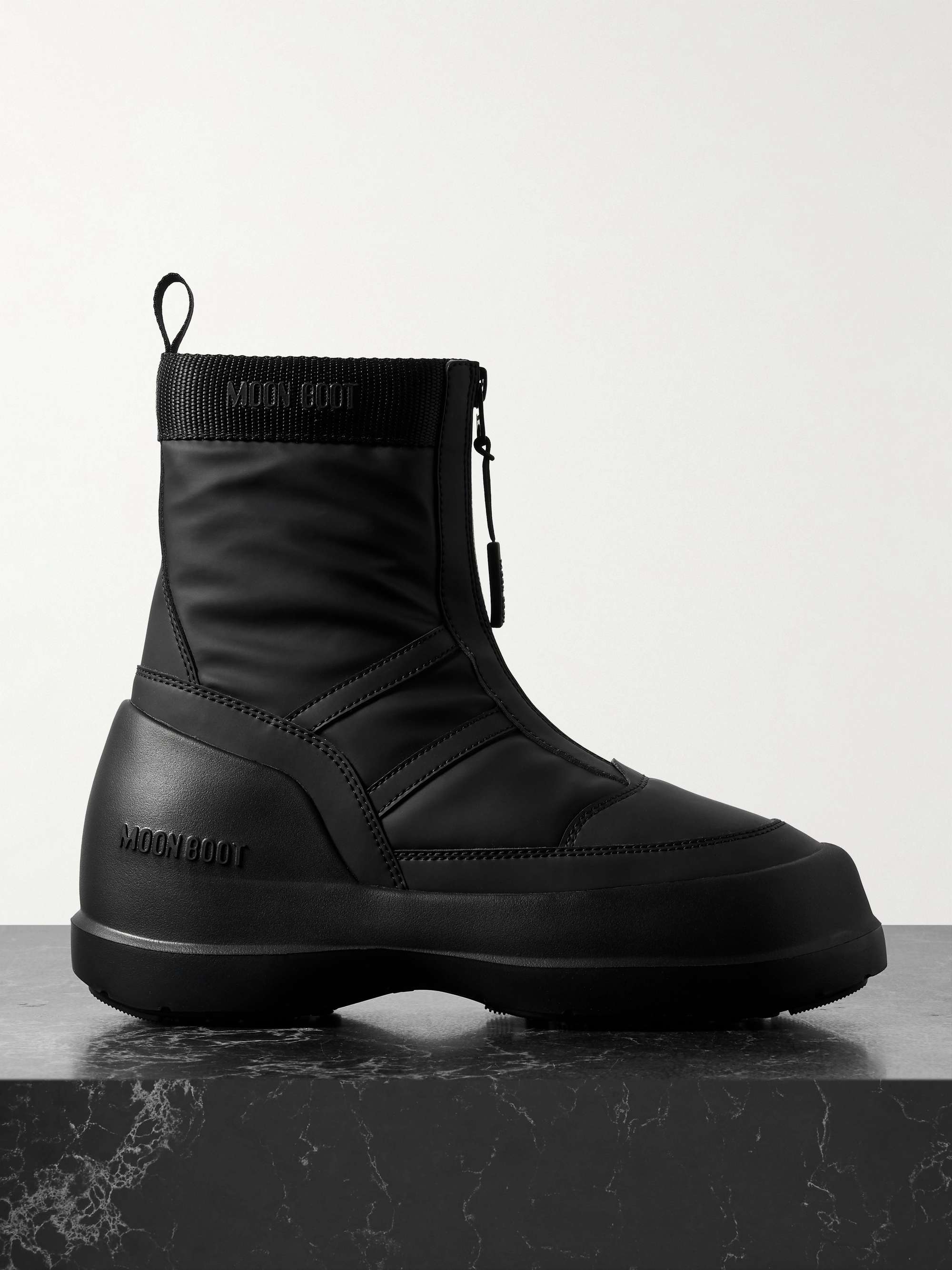 MOON BOOT Luna shell snow boots | NET-A-PORTER