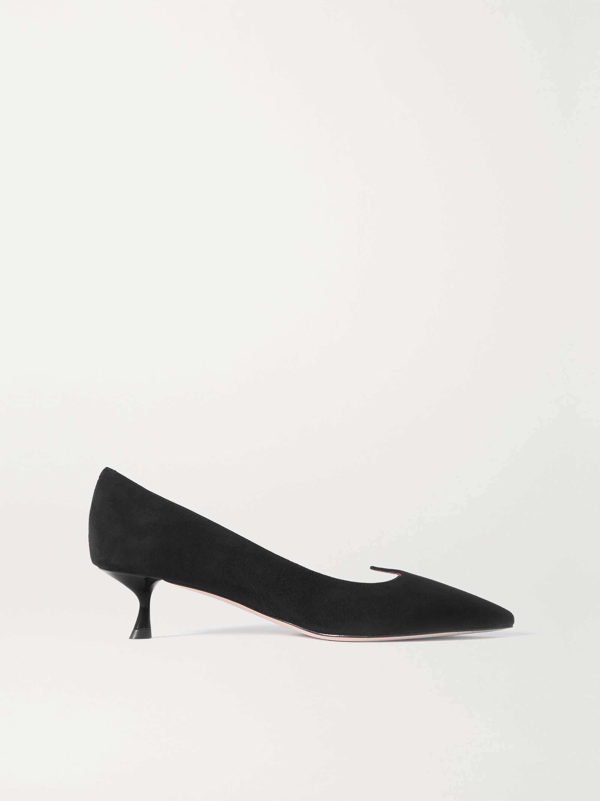 ROGER VIVIER I Love Vivier 45 suede pumps | NET-A-PORTER