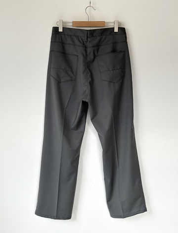 ANCELLM（アンセルム） W/P STRAIGHT PANTS （D.GREEN） s.t.c｜洋服