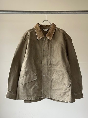 ANCELLM（アンセルム） MOLESKIN WORK JACKET(BEIGE) s.t.c｜洋服