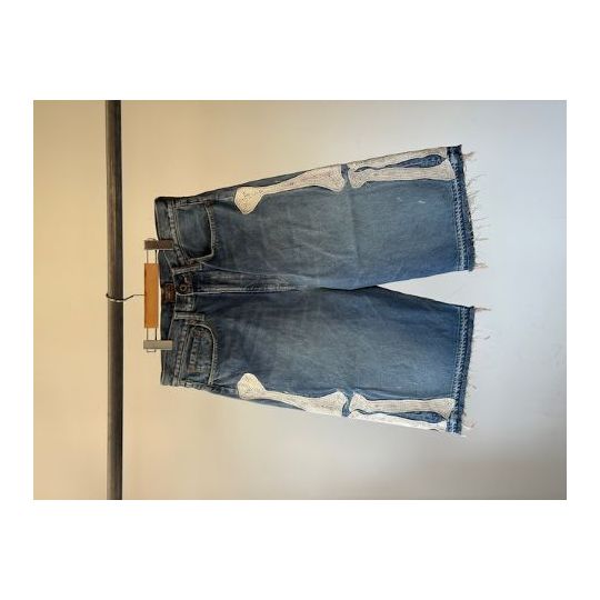 KAPITAL (キャピタル) 14ozデニム 5P ショートパンツ（ボーン刺繍）PRO