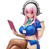 買取】SUPER SONICO すーぱーそに子 OL Ver. 1/7スケール PVC製 塗装済