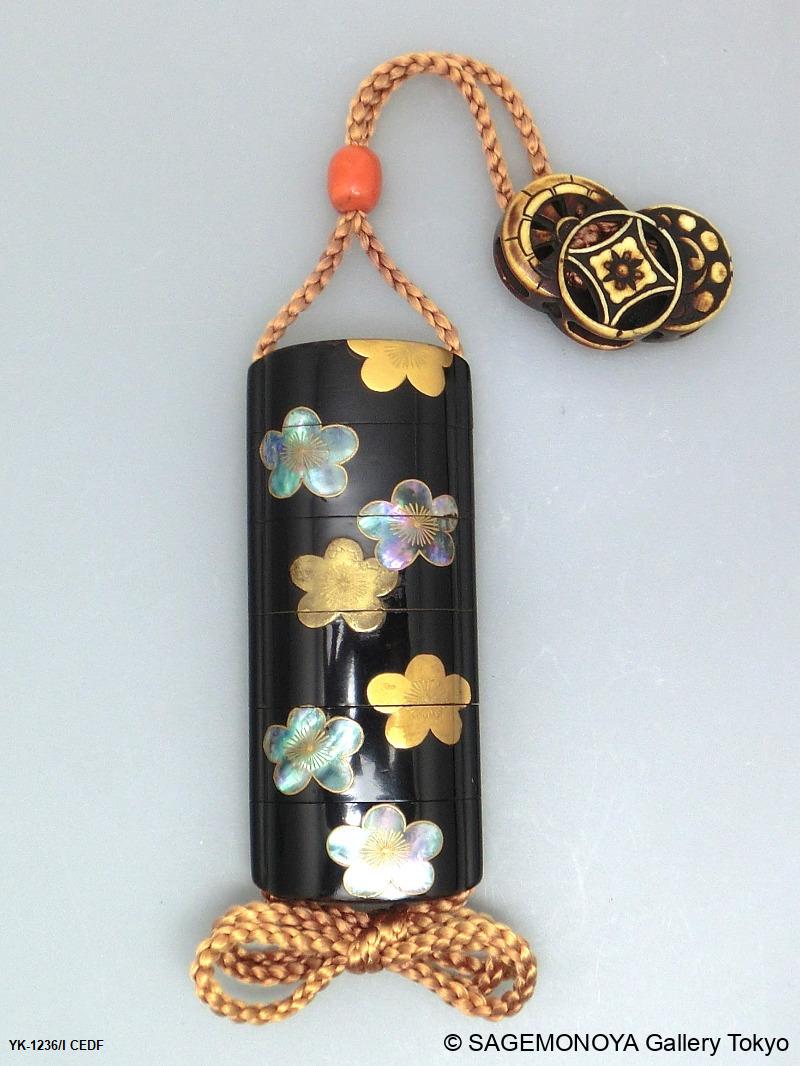 極上】歌舞伎 時代提物 根付 銘有り アンティーク 印籠 極上 歌舞伎