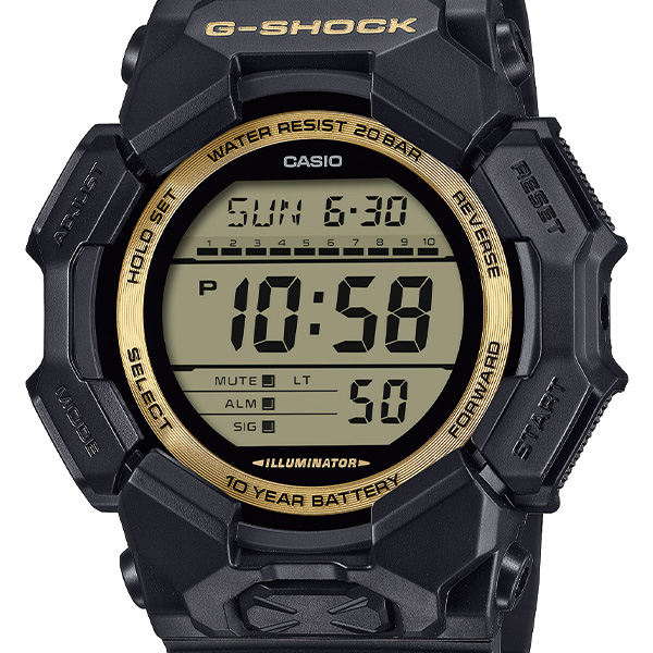 G-SHOCK Black and Gold Series GD-010GB-1A9JF クォーツ メンズ(010