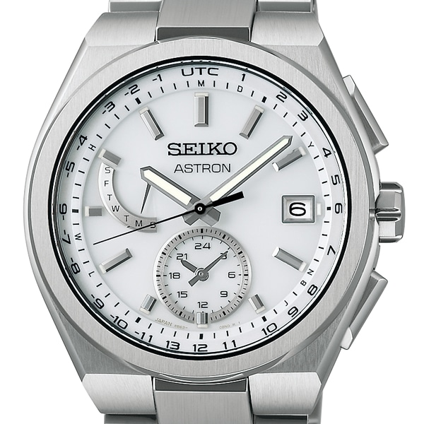 SEIKO ASTRON NEXTER SBXY085 電波ソーラー メンズ(ホワイト): SEIKO