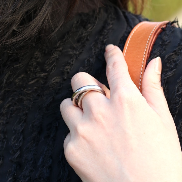 HERMES エルメス ヴェルティージュ リング ユーズド 中古(シルバー