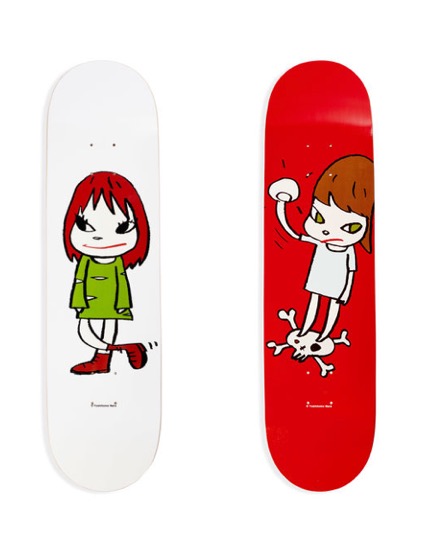 Yoshitomo Nara - Skate deck set - New Art Editions