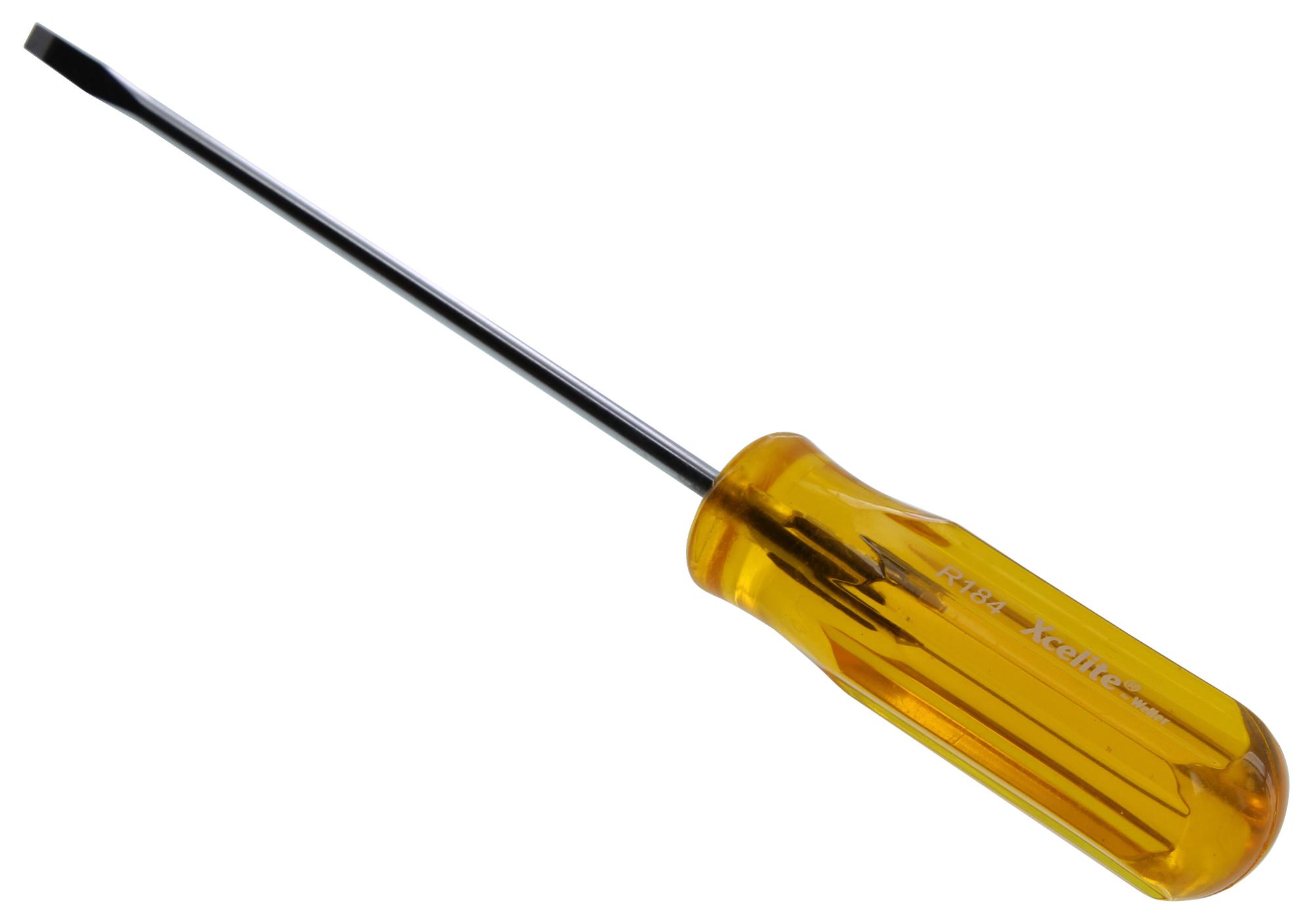 R184 WELLER XCELITE, Screwdriver, Slotted, 102 mm Blade | Newark