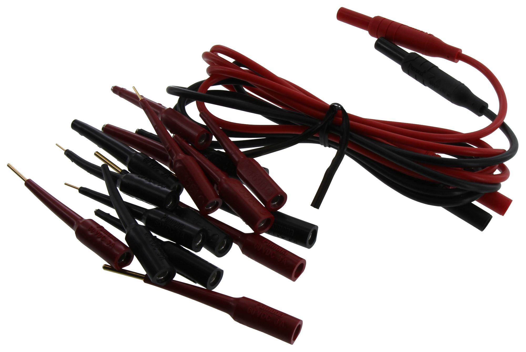 6481 POMONA, Test Lead Kit, 18 Piece, Red & Black Adapter | Newark