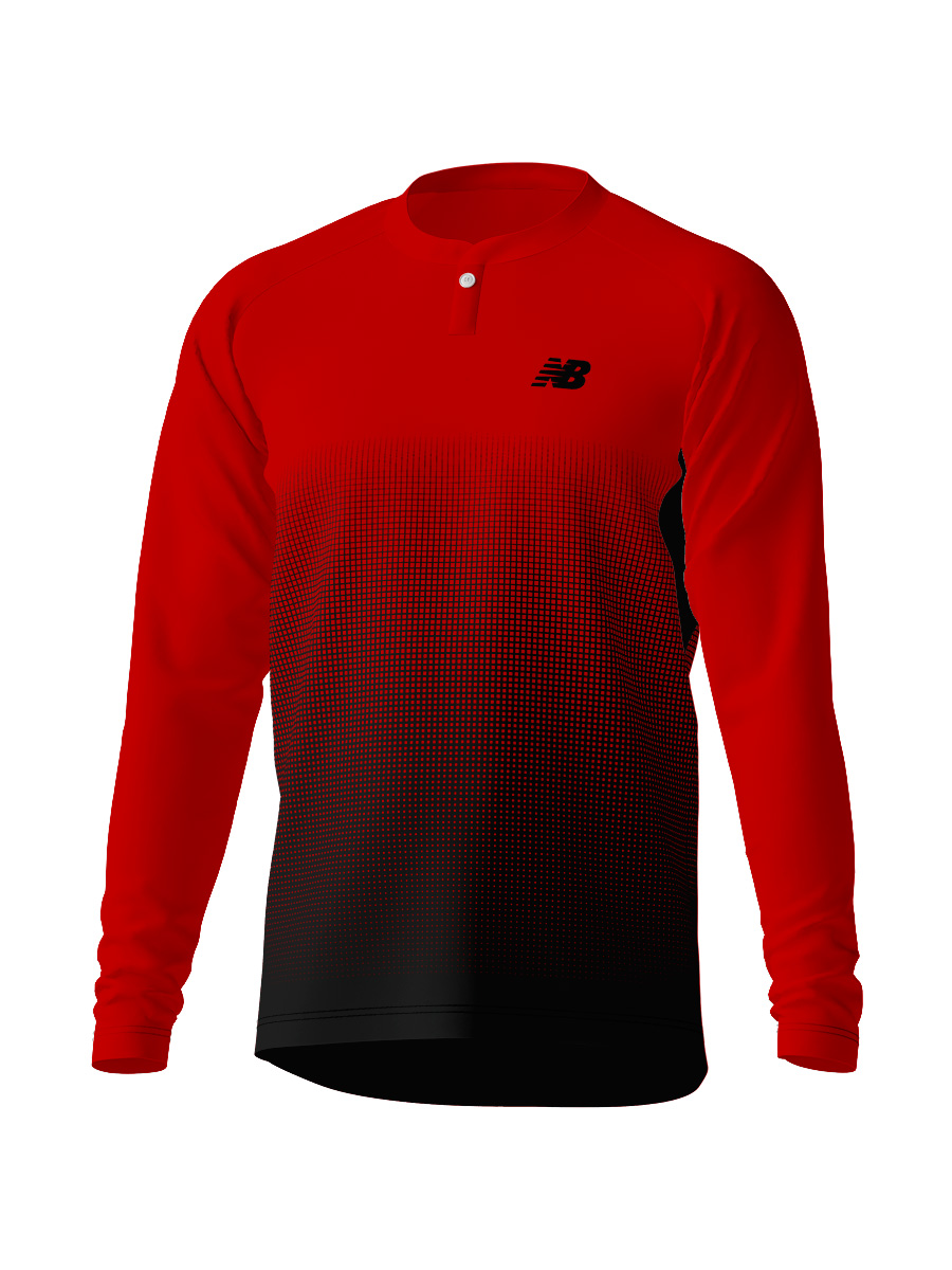 昇華】GK長袖ラグランスリーブゲームシャツ/グラデーション/パッド付